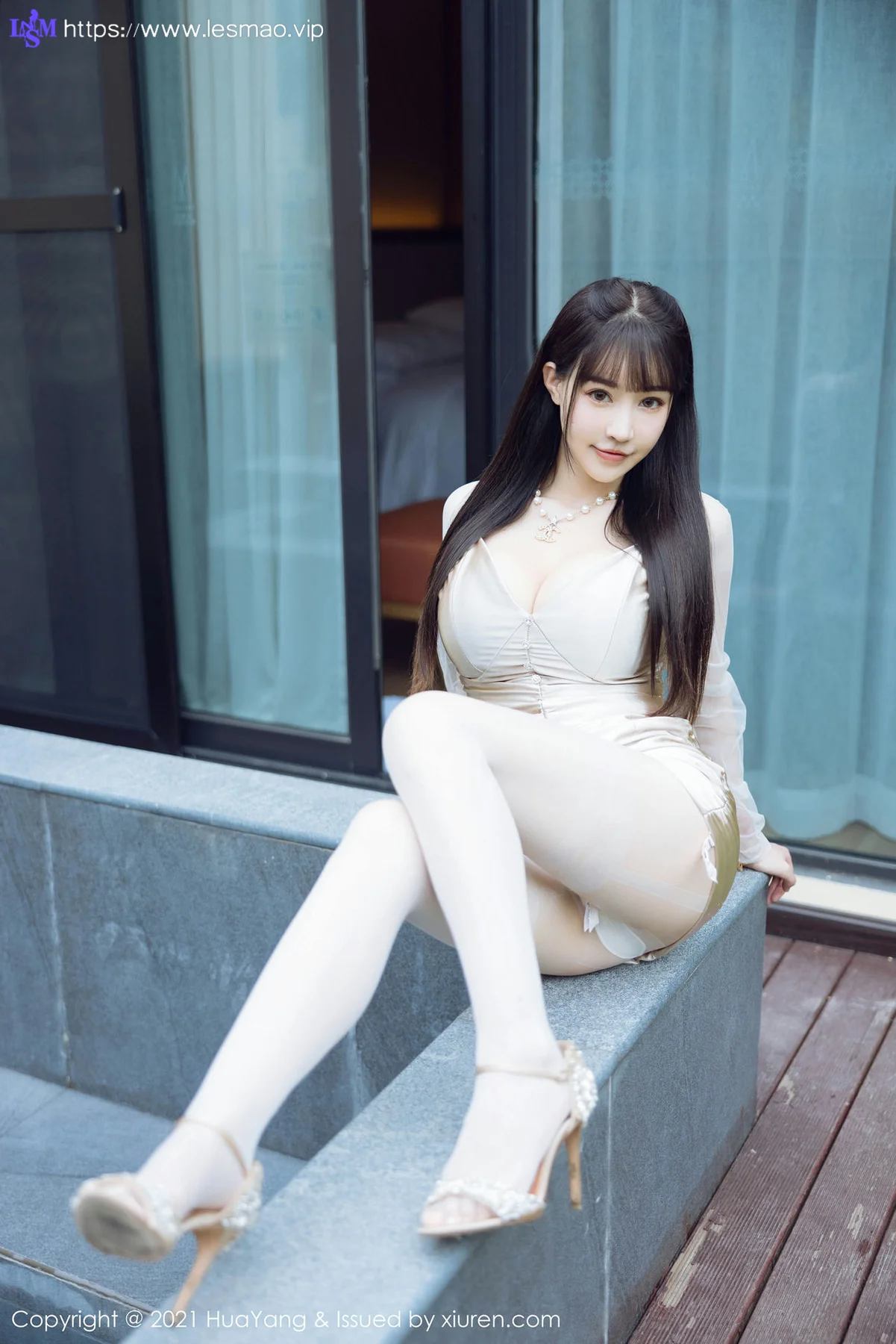 HuaYang 花漾show Vol.471 白纱丝袜 朱可儿Flower 成都旅拍33 - 17