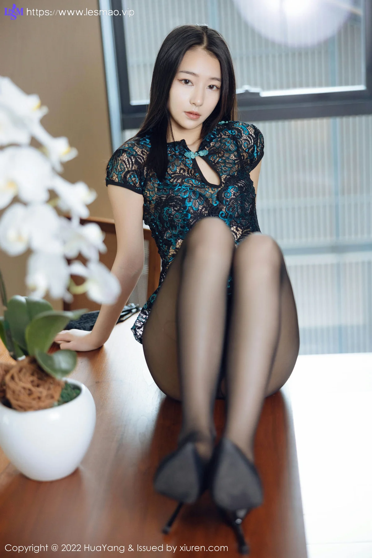 HuaYang 花漾show Vol.478 短款旗袍 熊小诺 成都旅拍33 - 39
