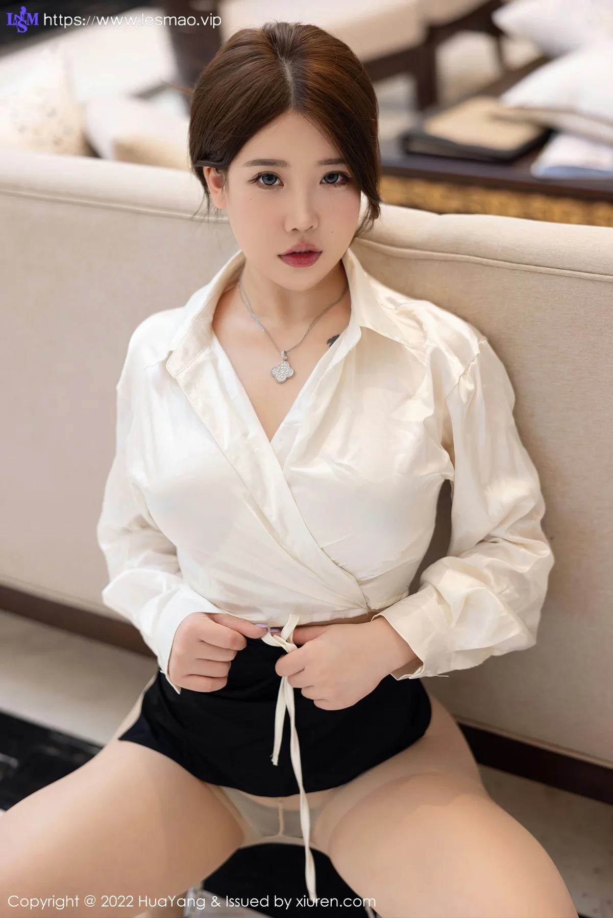 HuaYang 花漾show Vol.516 小海臀Rena 黑色短裙西双版纳旅拍22 - 15