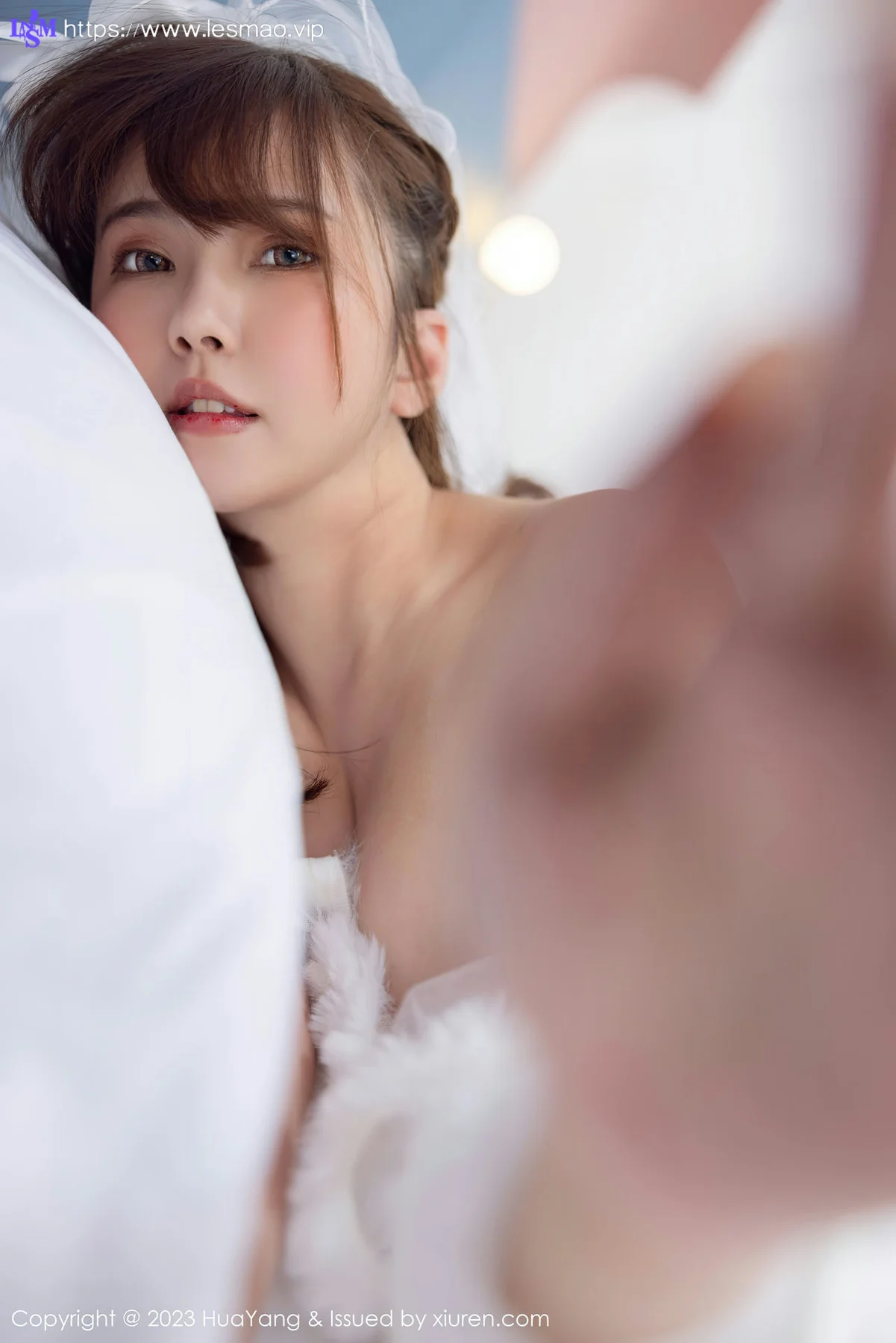 HuaYang 花漾show Vol.524 张思允Nice 白色婚纱西双版纳旅拍111 - 60