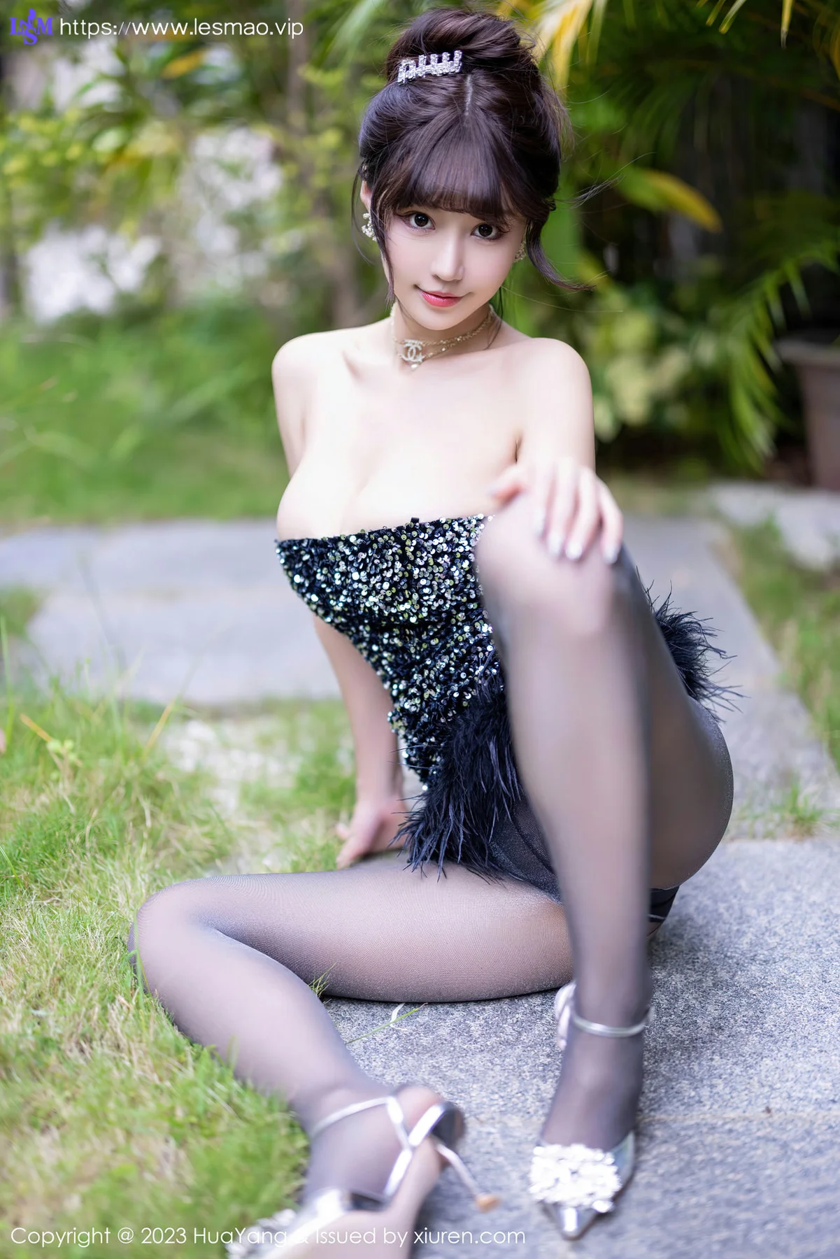 HuaYang 花漾show Vol.528  朱可儿Flora 魅惑黑丝三亚旅拍1 - 20