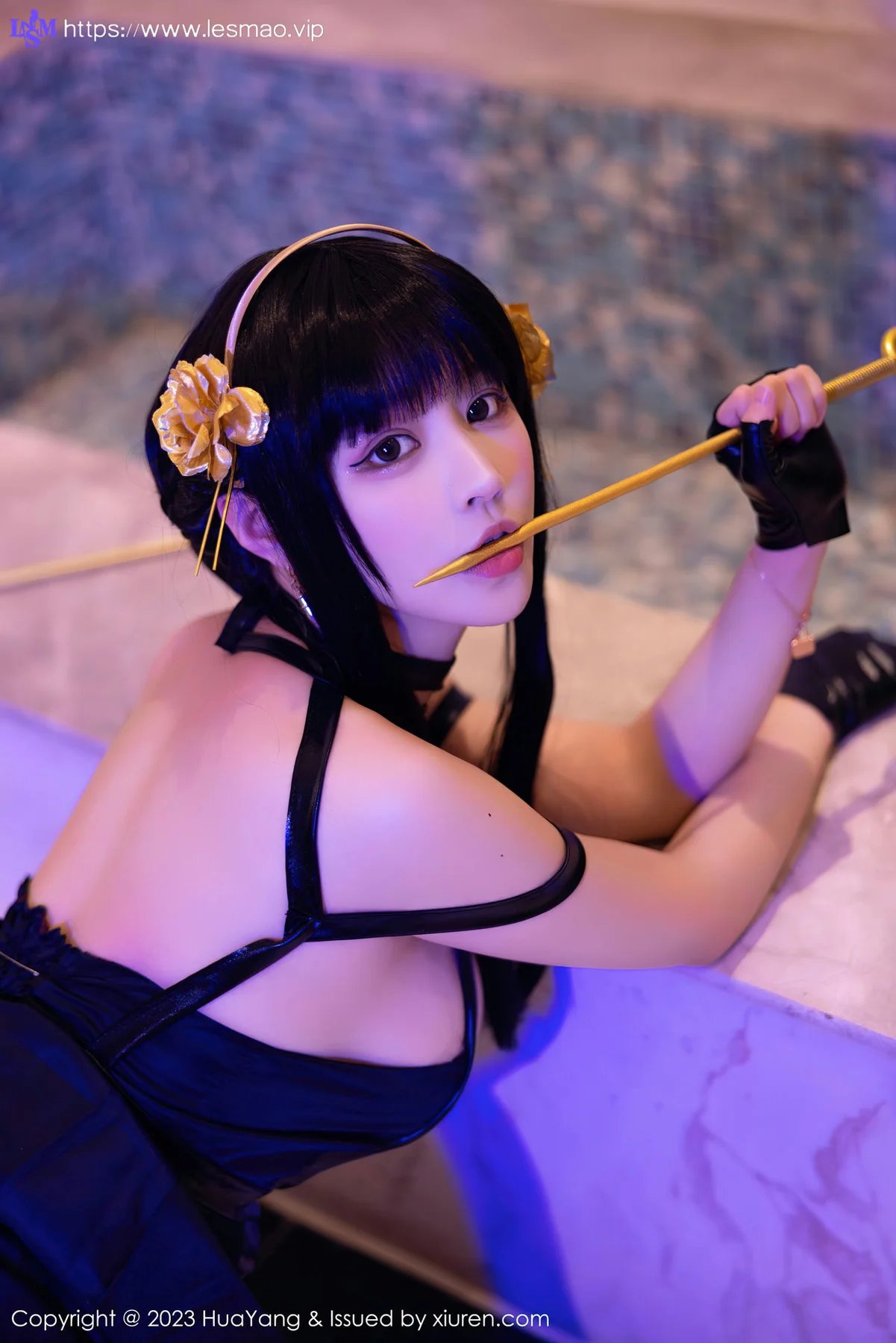 HuaYang 花漾show Vol.534  朱可儿Flora 粉色连衣短裙西双版纳旅... - 42