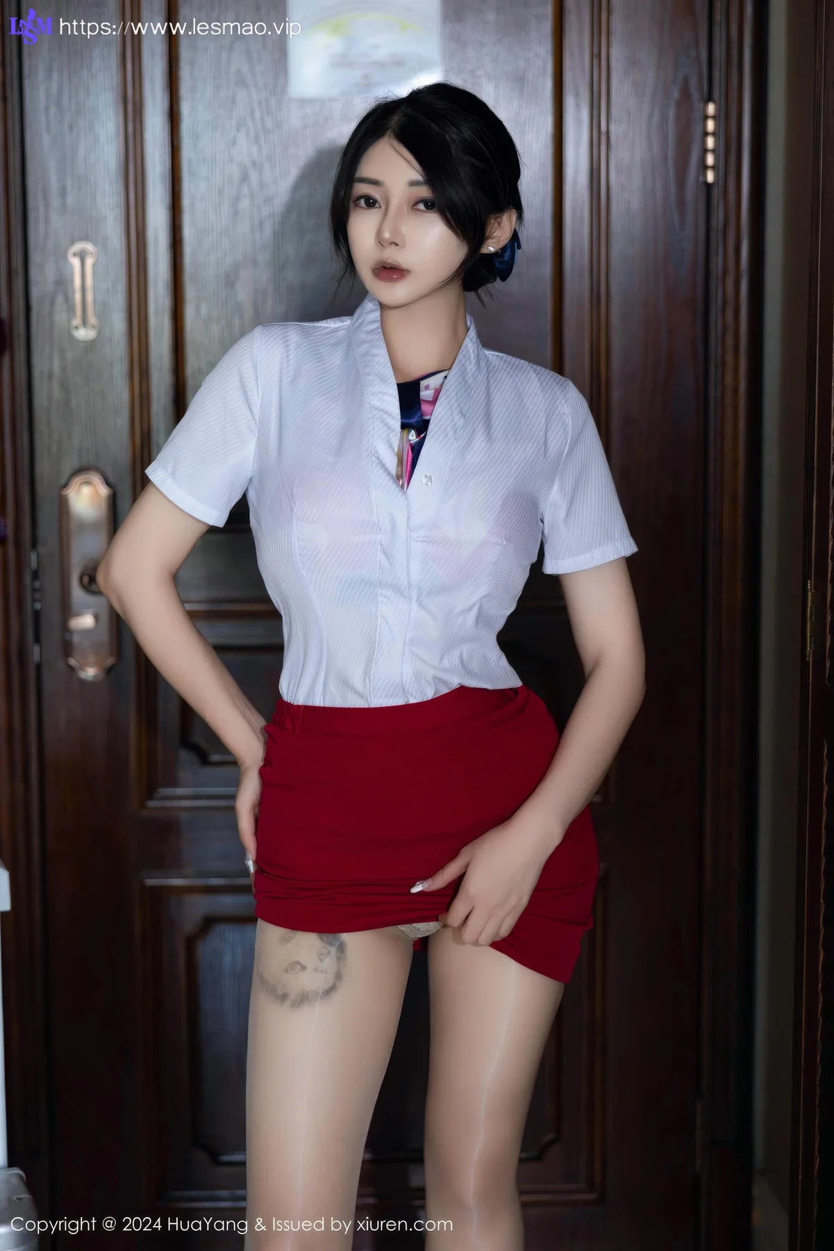 HuaYang 花漾show Vol.605 凯竹Quinn 性感空姐制服性感写真2 - 48