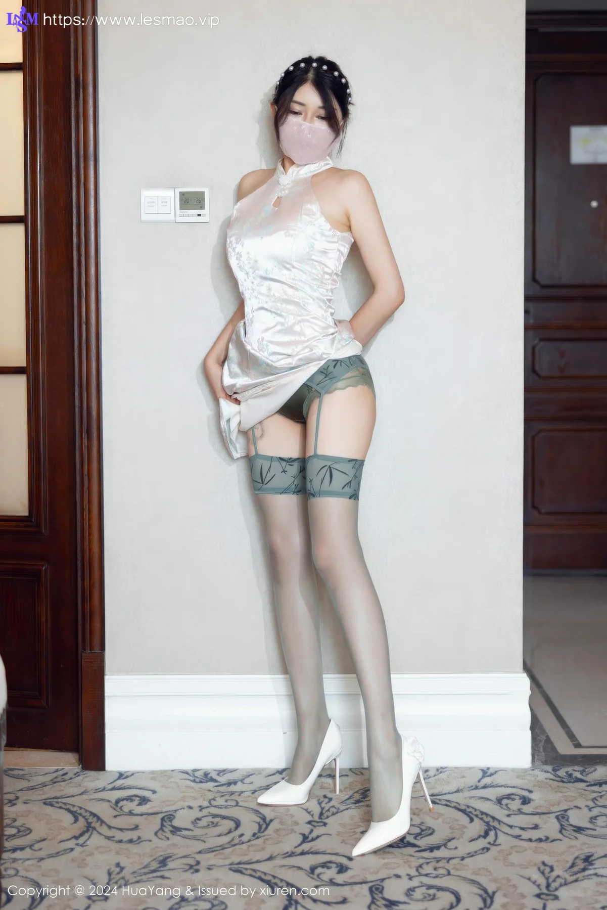 HuaYang 花漾show Vol.606 凯竹 蝴蝶乳贴透视 - 12