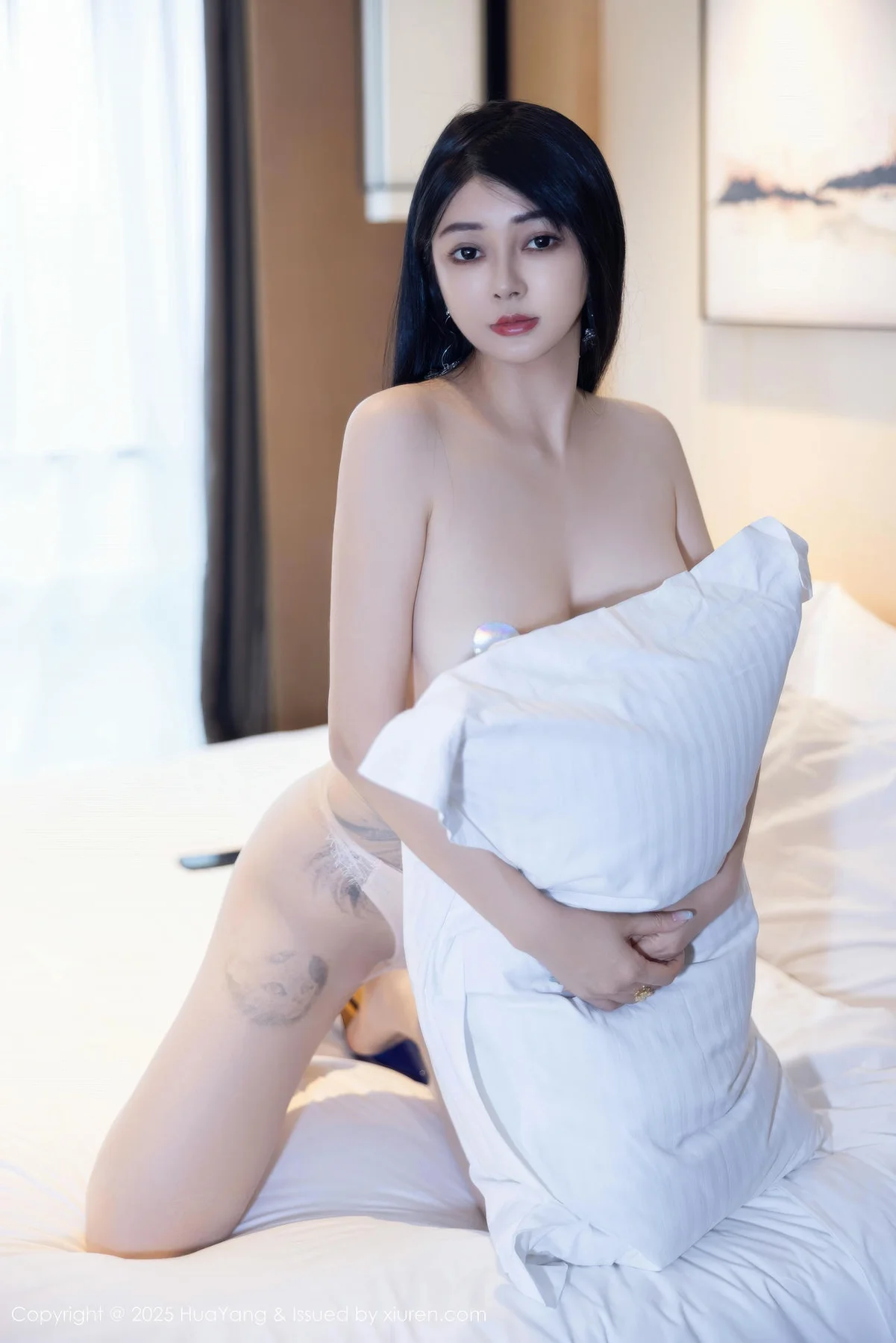 HuaYang 花漾show Vol.652 凯竹法师蓝色连衣裙 - 74