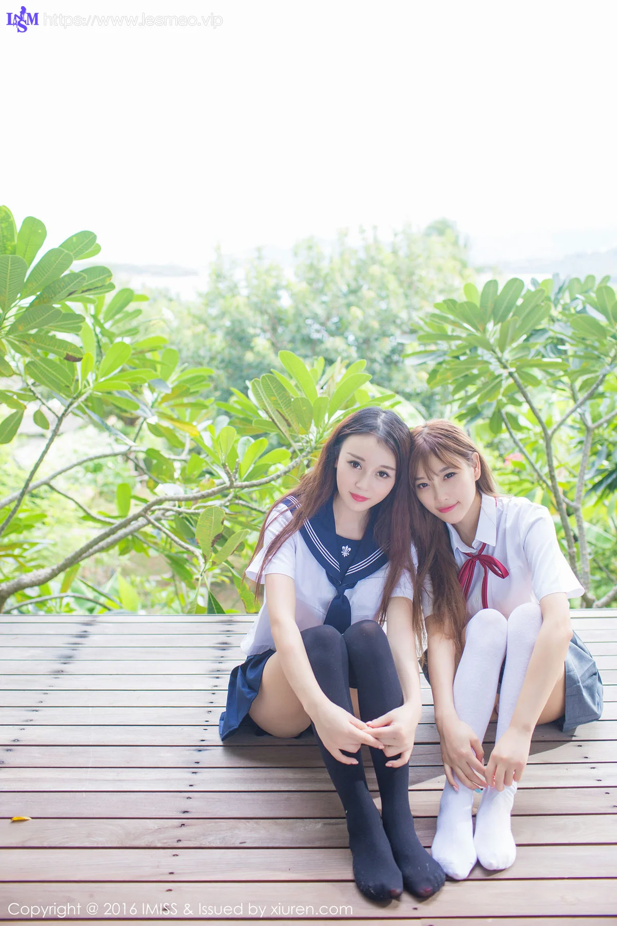 IMiss 爱蜜社 Vol.133 Modo 赵小米Kitty和sugar小甜心CC 合辑校园 - 9