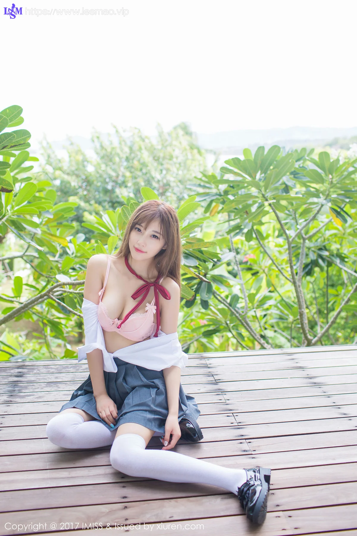 IMiss 爱蜜社 Vol.195 Modo 杨晨晨sugar 学生校园制服清纯学妹 - 17