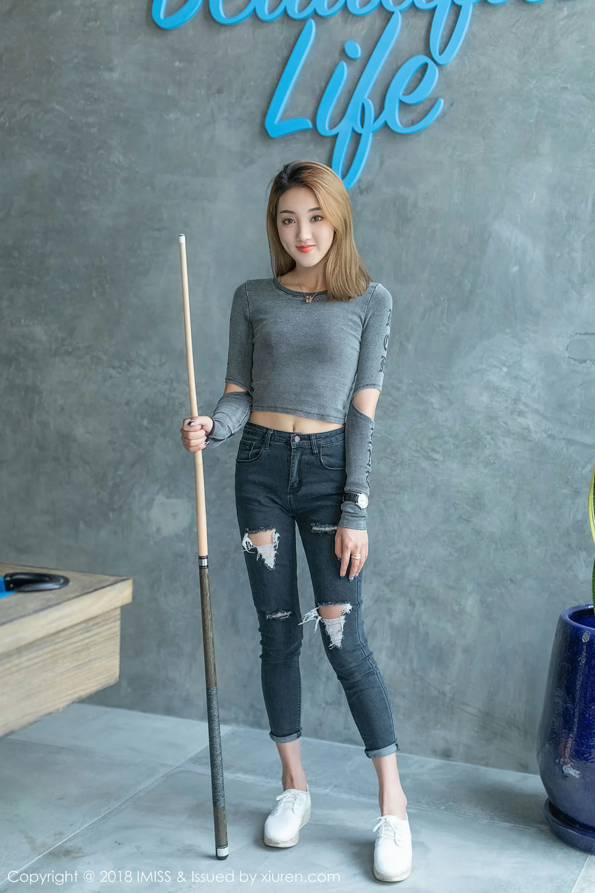 IMiss 爱蜜社 Vol.295 美琪vicky清纯小可爱 - 19