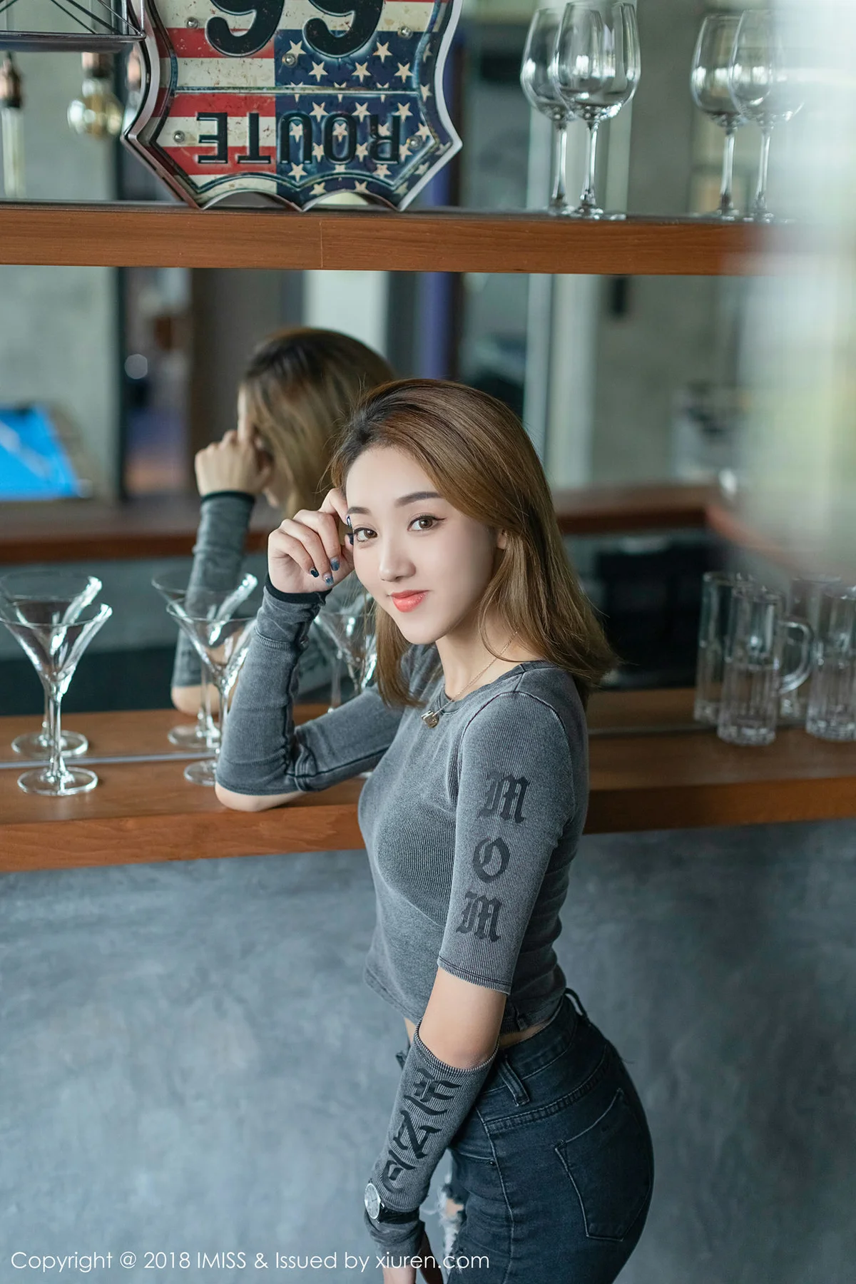 IMiss 爱蜜社 Vol.295 美琪vicky清纯小可爱 - 34