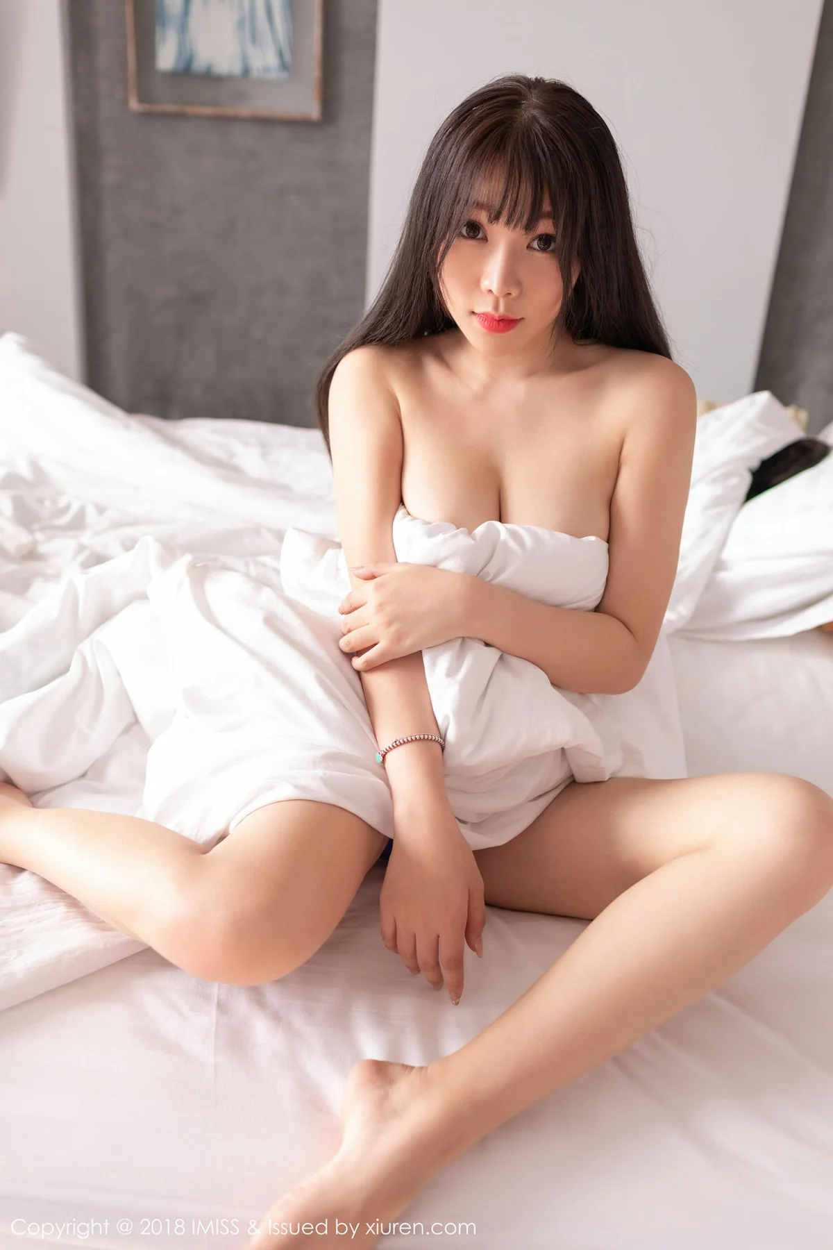 IMiss 爱蜜社 Vol.312  芝芝Booty 蓝底裤私房 - 27