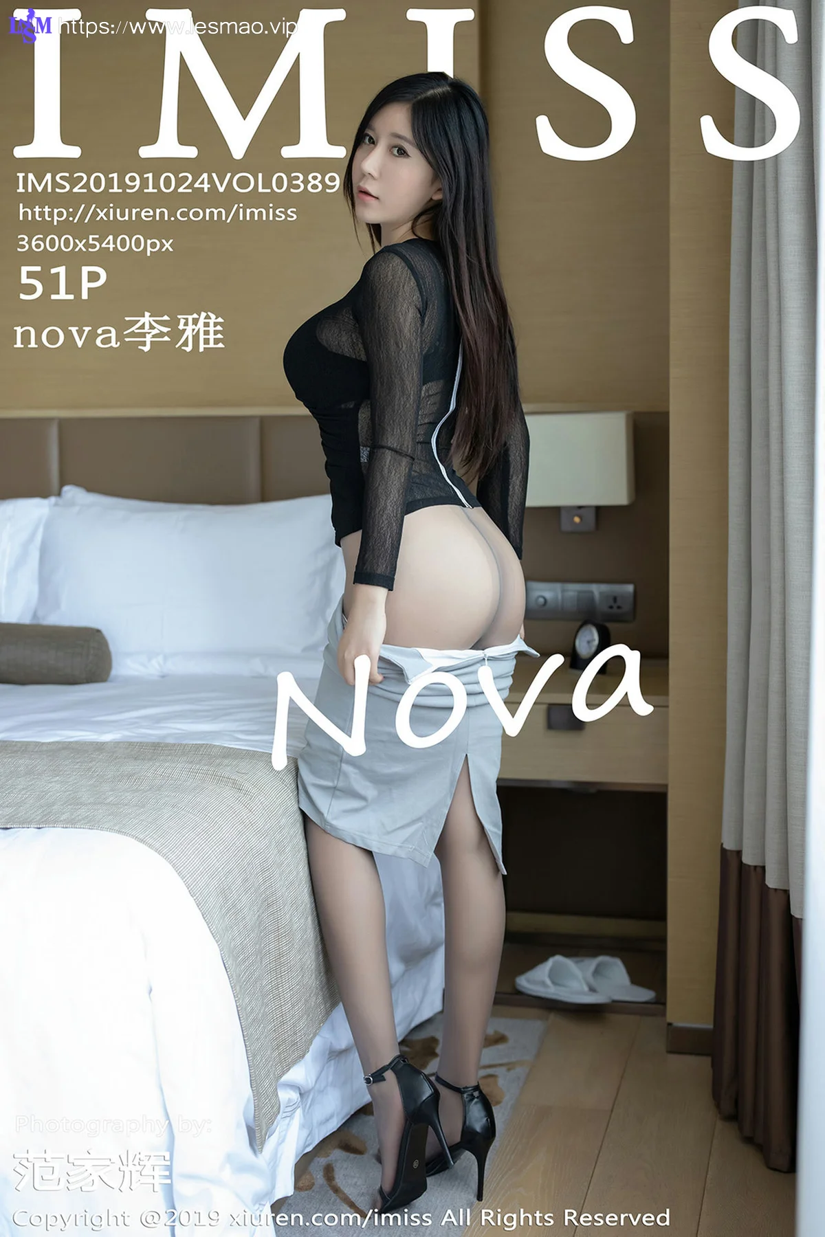 IMiss 爱蜜社 Vol.389 nova李雅丝袜内衣写真 - 52