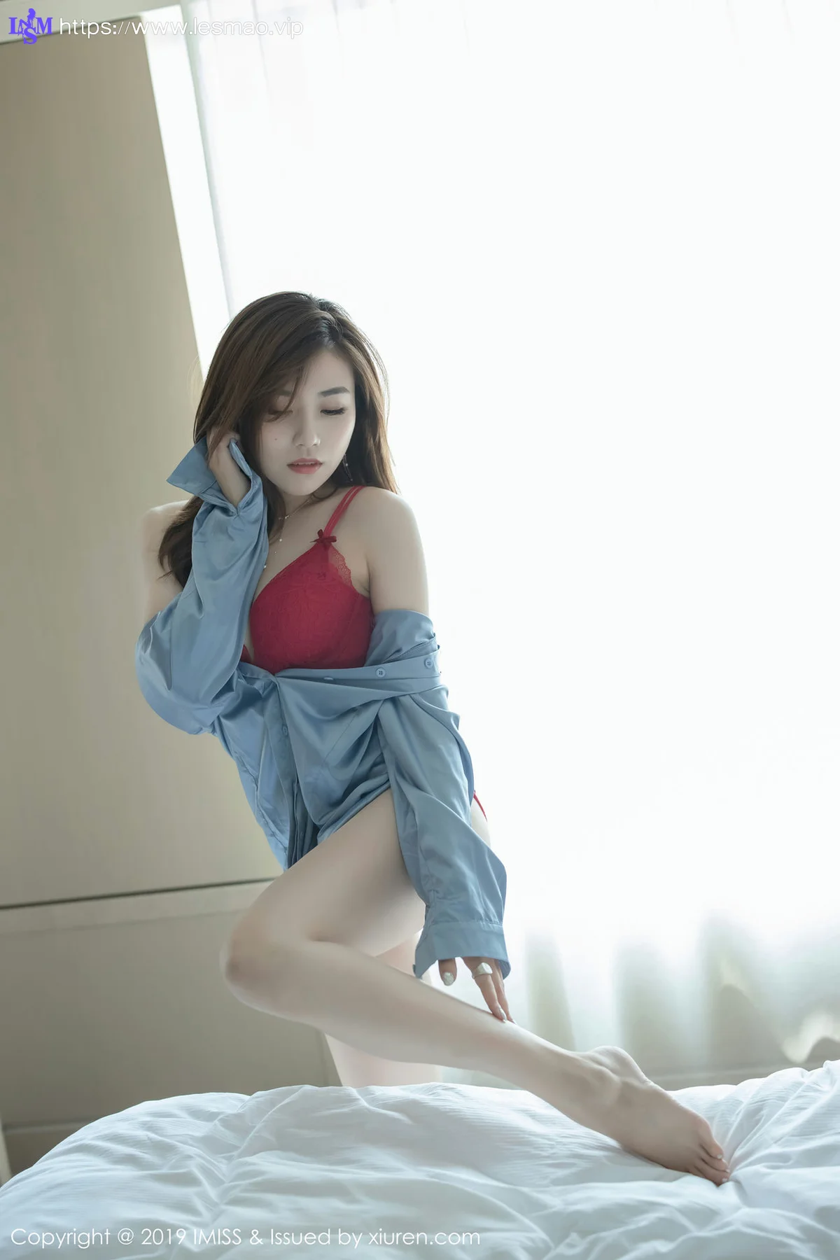 IMiss 爱蜜社 Vol.424 丝袜美腿视觉诱惑 许诺Sabrina 丝袜美腿 - 59
