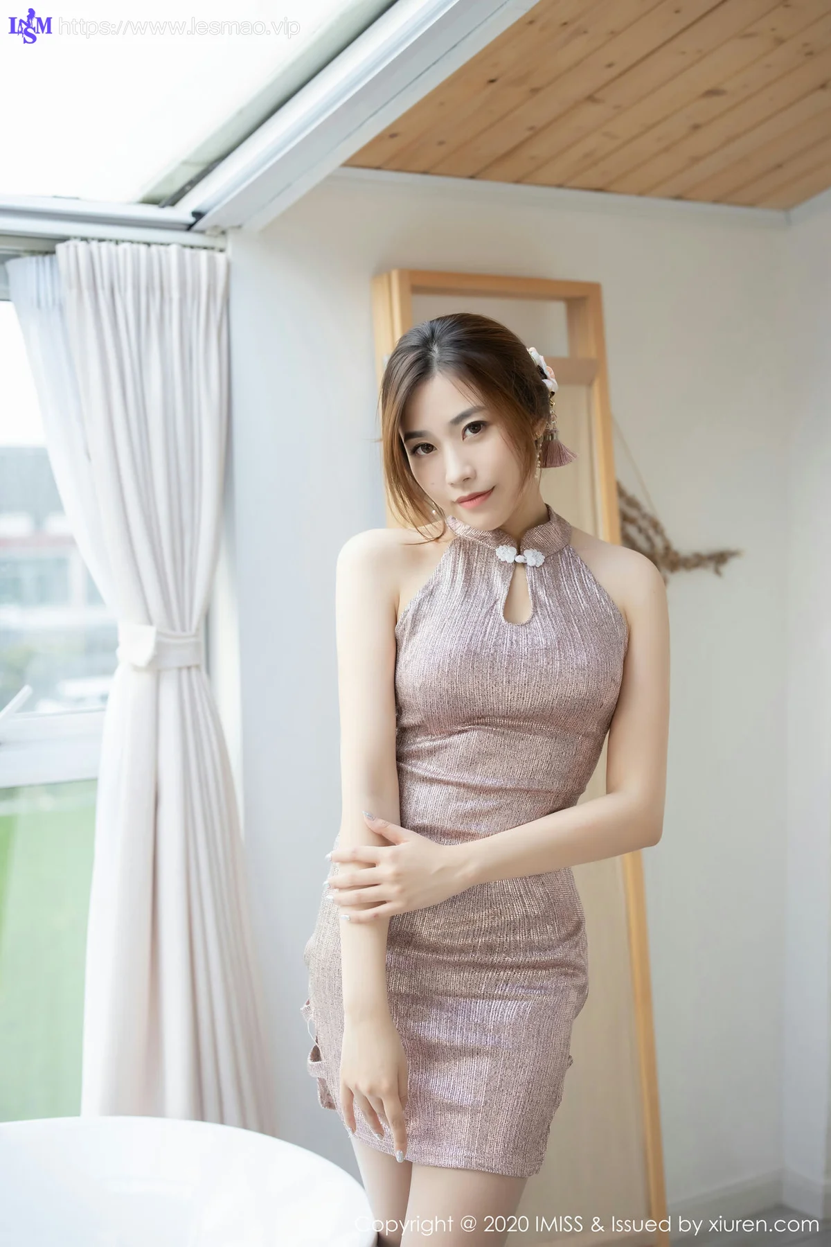 IMiss 爱蜜社 Vol.434 许诺Sabrina81P 透视丝袜控福利 丝袜美腿 - 57