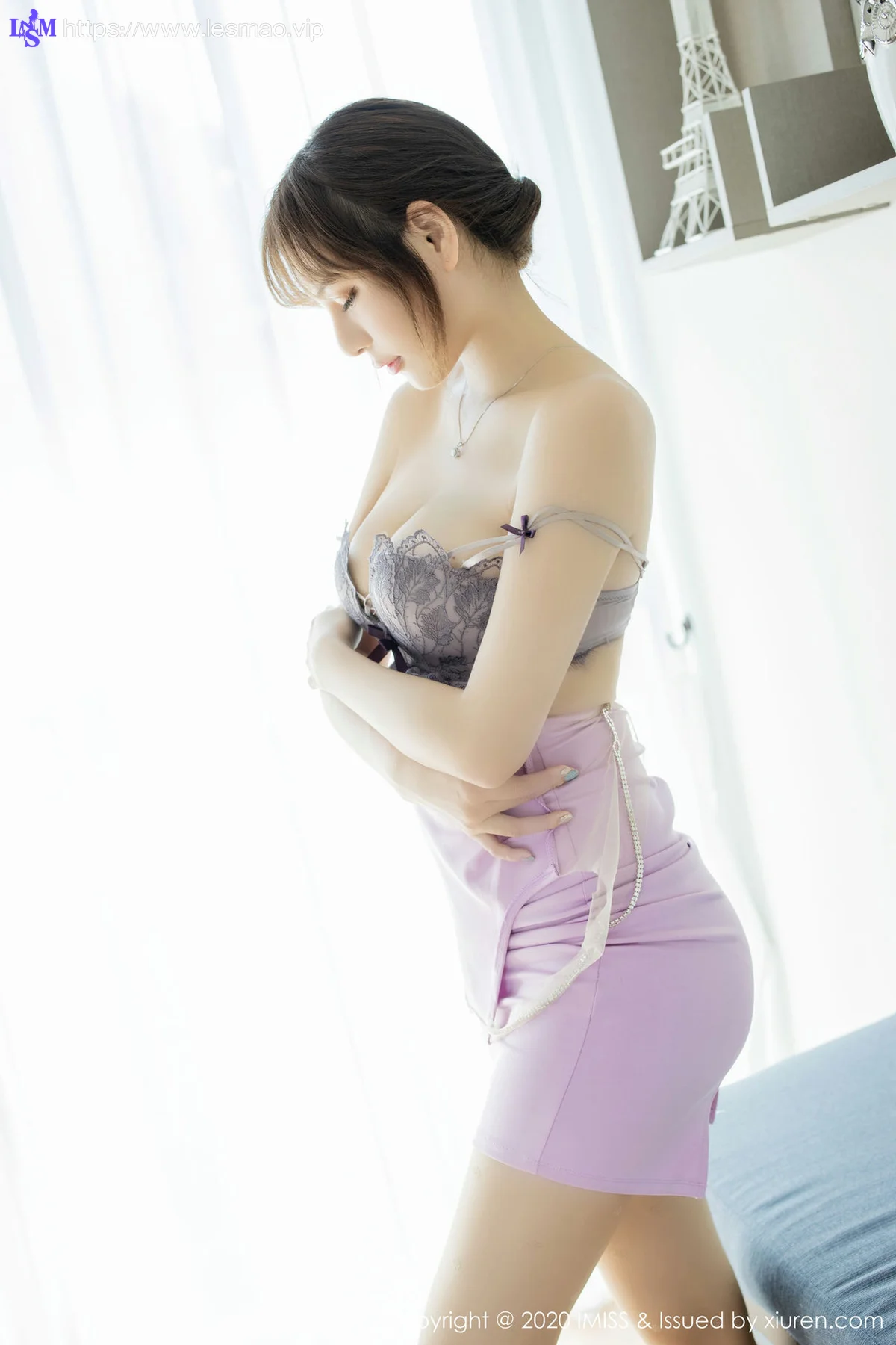 IMiss 爱蜜社 Vol.439 粉色连体裙 Lavinia肉肉 泰国旅拍写真 - 28