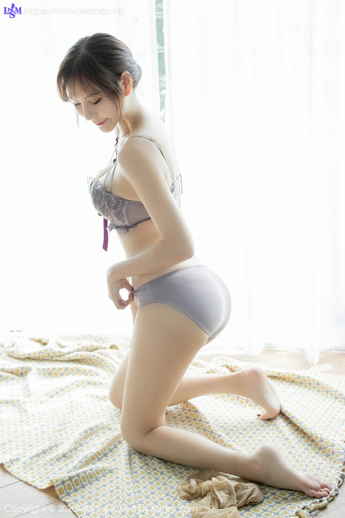 IMiss 爱蜜社 Vol.439 粉色连体裙 Lavinia肉肉 泰国旅拍写真 - 56