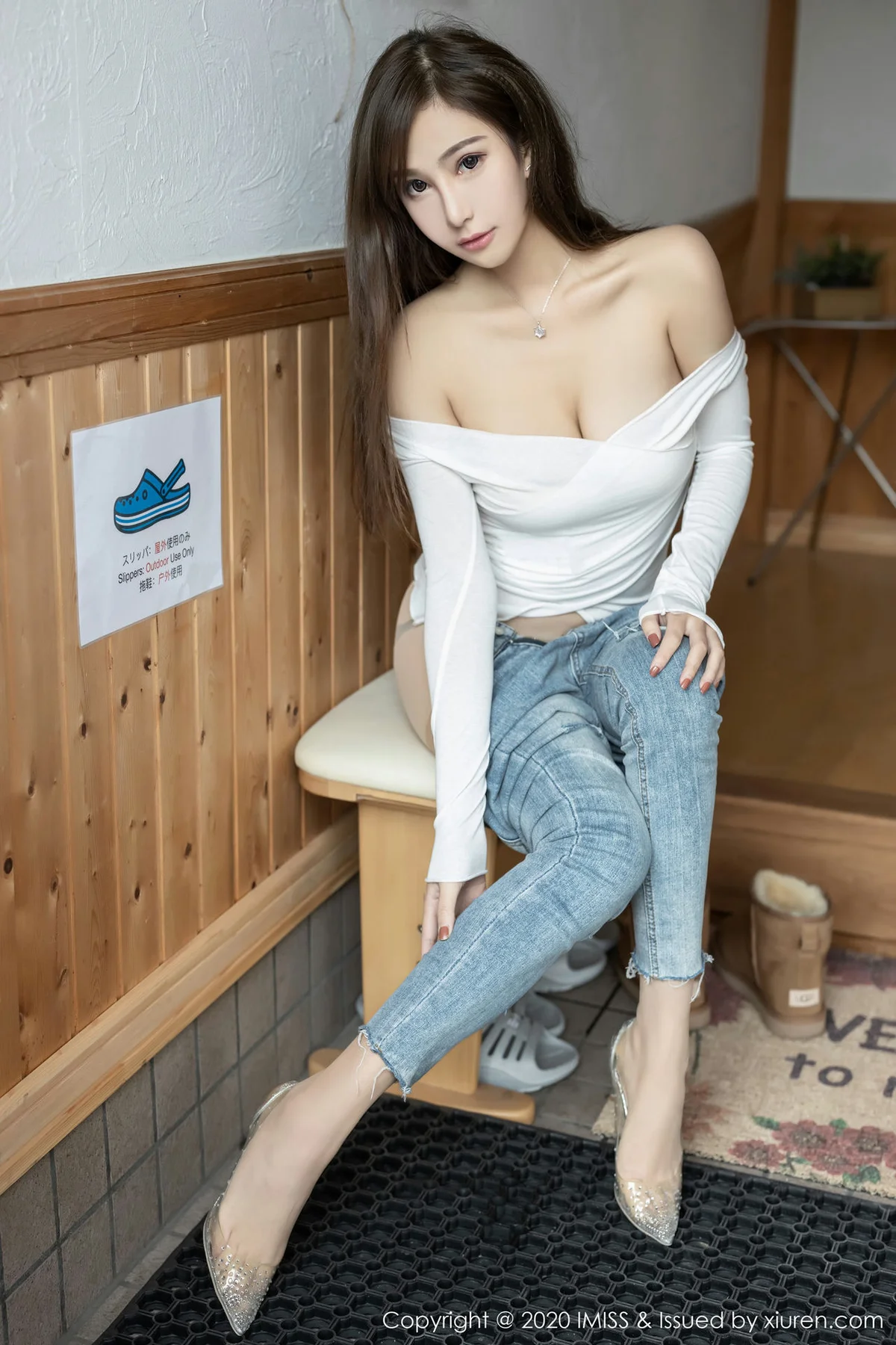 IMiss 爱蜜社 Vol.452 Lavinia肉肉 朦胧丝袜北海道旅拍写真 - 47