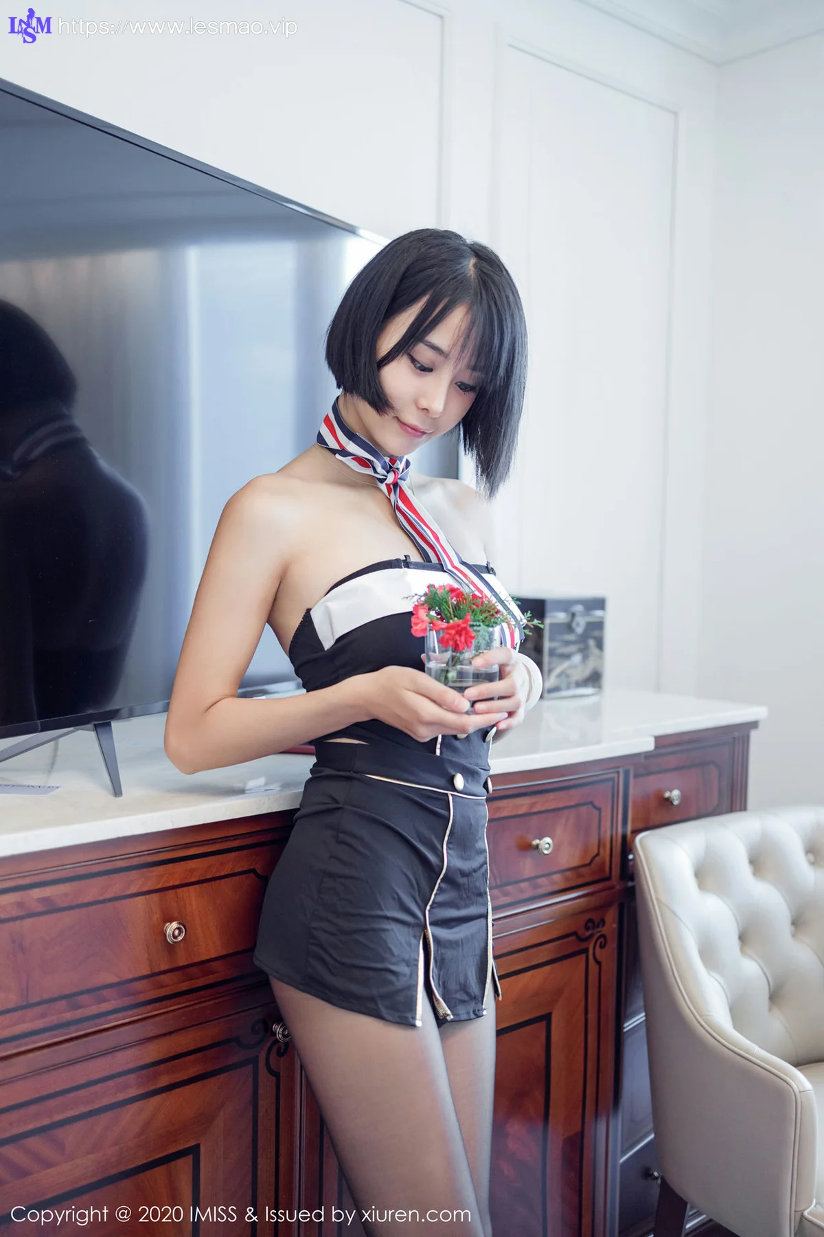 IMiss 爱蜜社 Vol.461 剧情镜头性感 蓝夏Akasha 私房写真 - 15