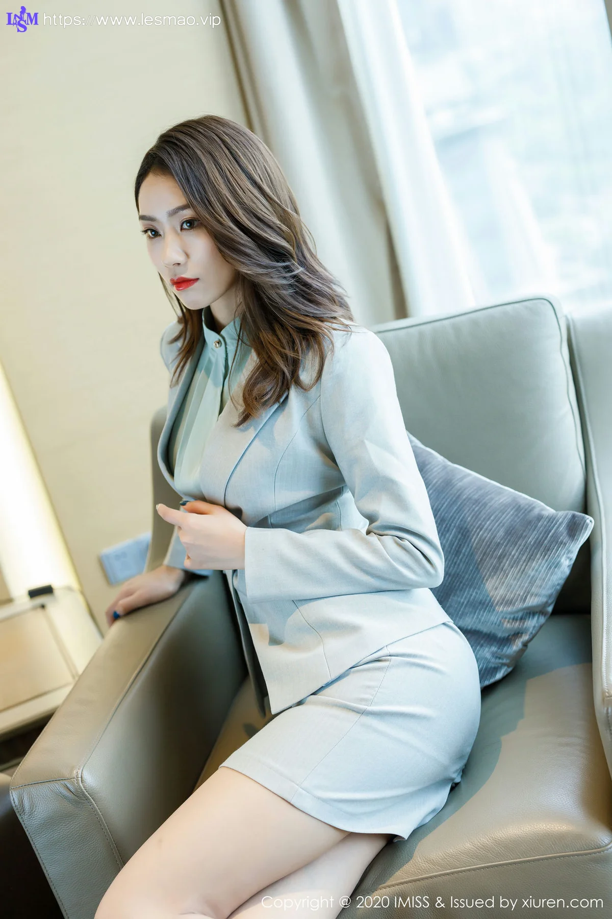 IMiss 爱蜜社 Vol.466 制服美腿写真 方子萱 性感丝袜美腿... - 15