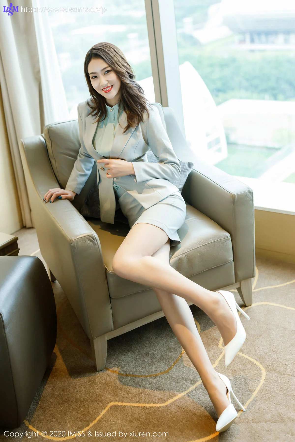 IMiss 爱蜜社 Vol.466 制服美腿写真 方子萱 性感丝袜美腿... - 16