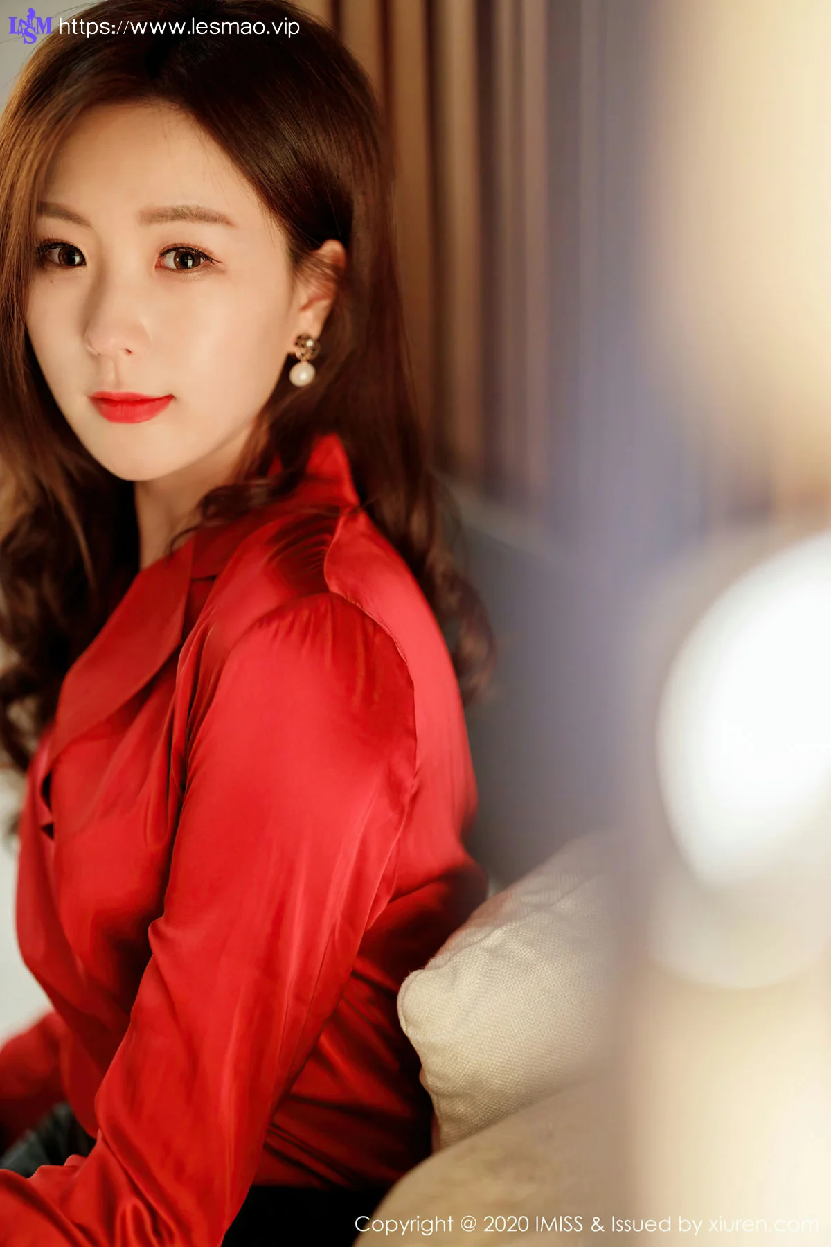 IMiss 爱蜜社 Vol.502 杨紫嫣cynthia 典雅礼裙魅惑丝袜 - 3