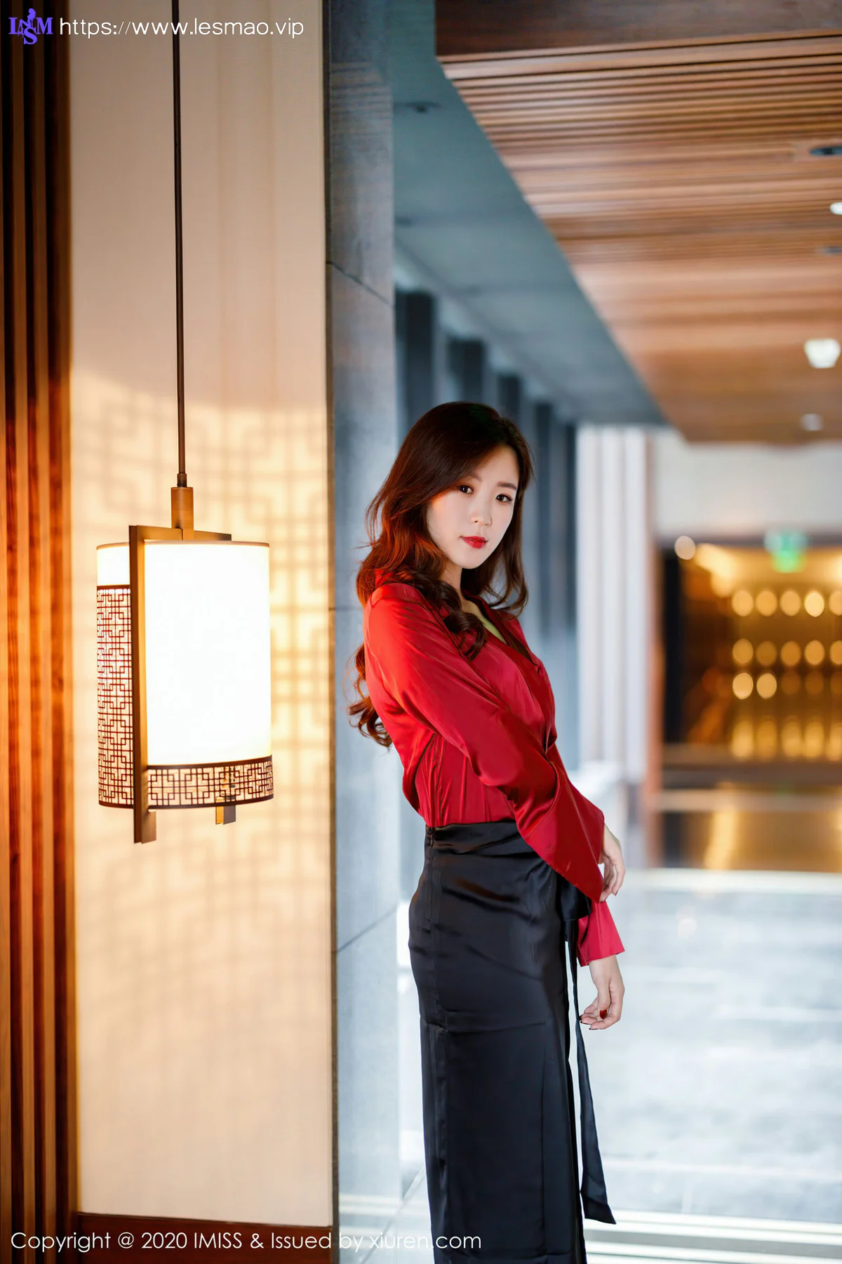 IMiss 爱蜜社 Vol.502 杨紫嫣cynthia 典雅礼裙魅惑丝袜 - 12