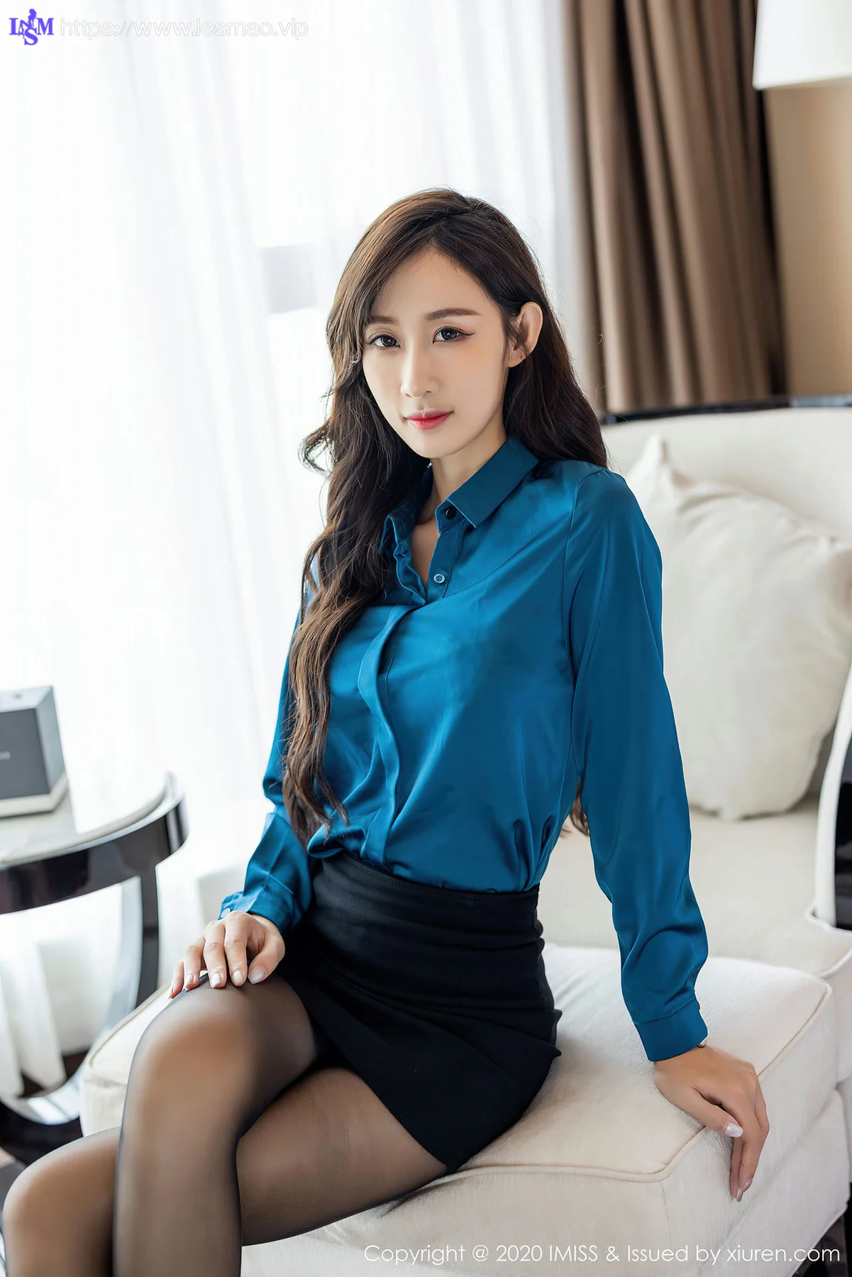 IMiss 爱蜜社 Vol.520 萌白酱 首套写真制服ol - 11