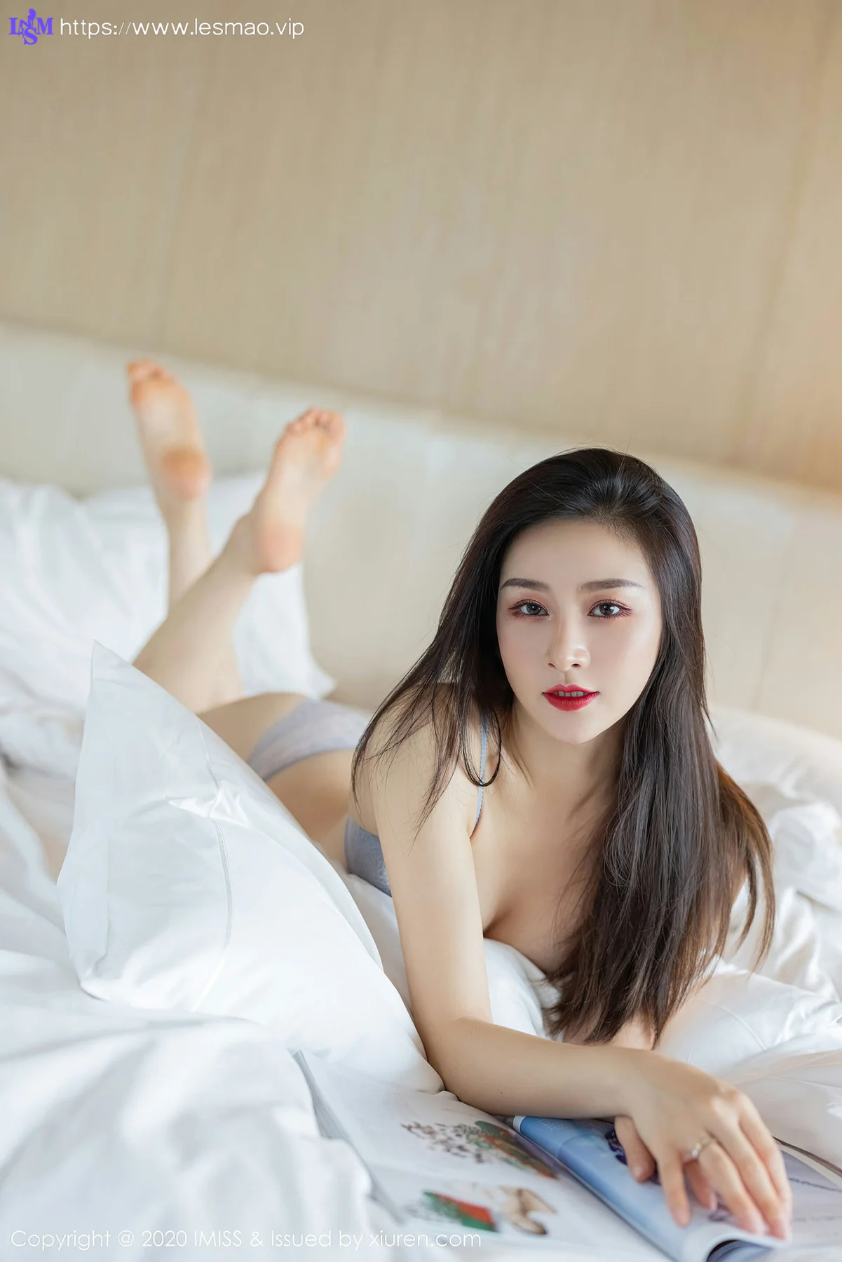 IMiss 爱蜜社 Vol.525 vanessa 丝袜美腿写真肤白如玉 - 50