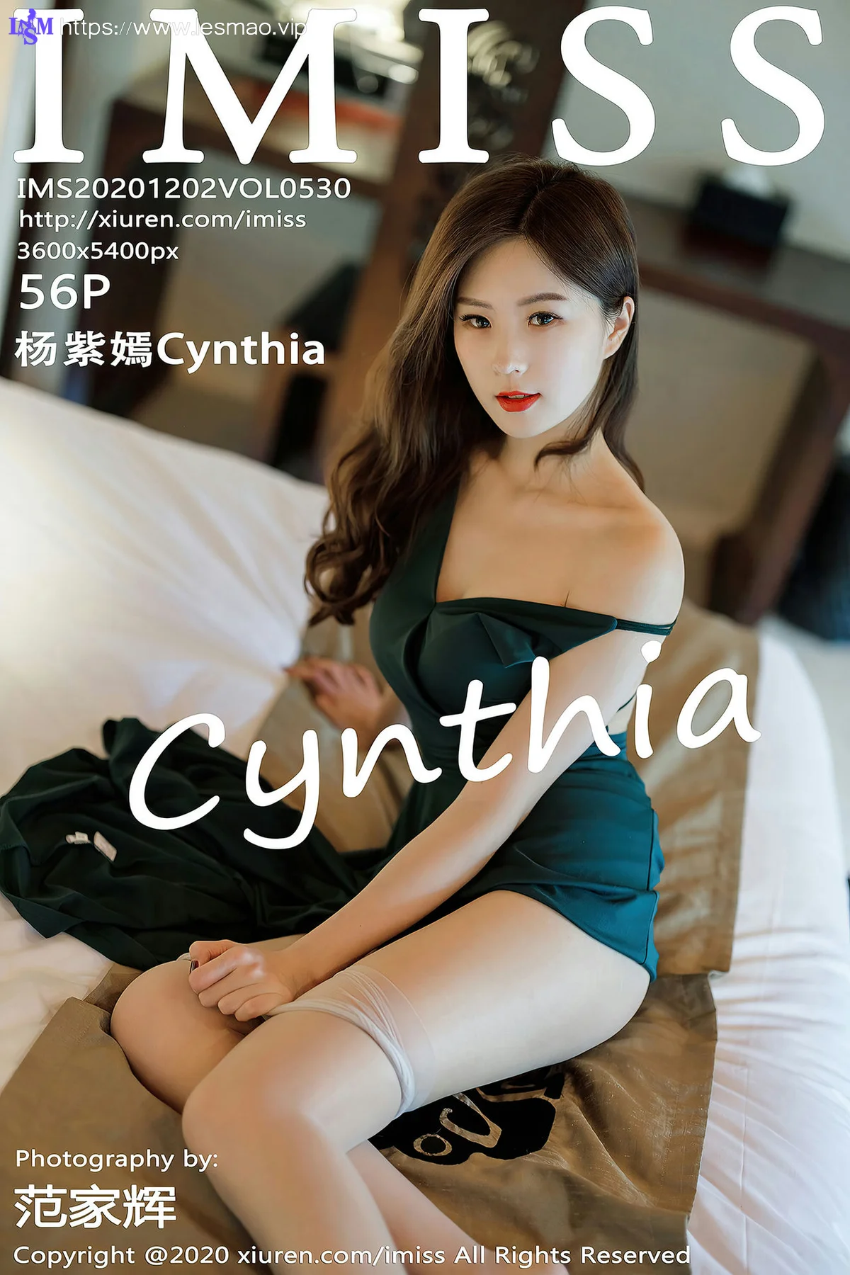 IMiss 爱蜜社 Vol.530 杨紫嫣cynthia 华丽典雅吊裙 - 56