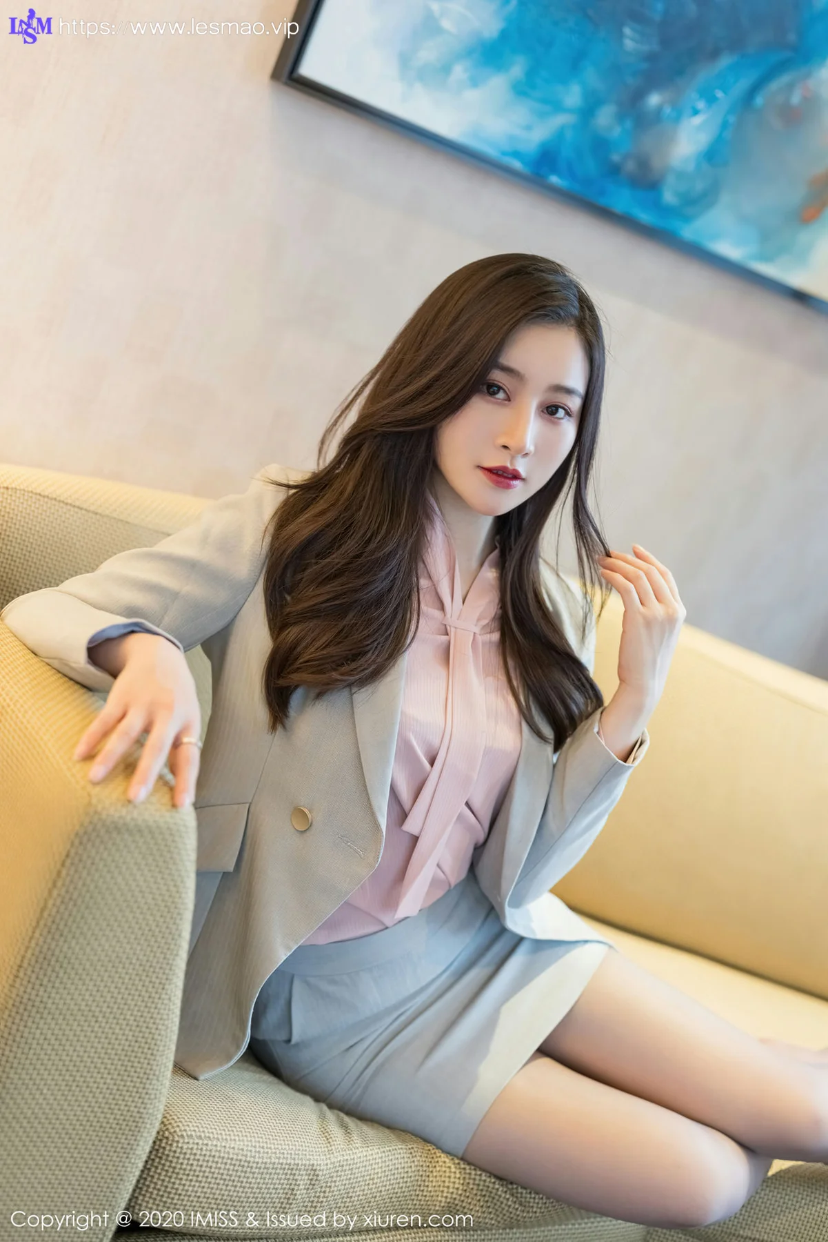 IMiss 爱蜜社 Vol.538 性感ol制服写真 Vanessa - 26