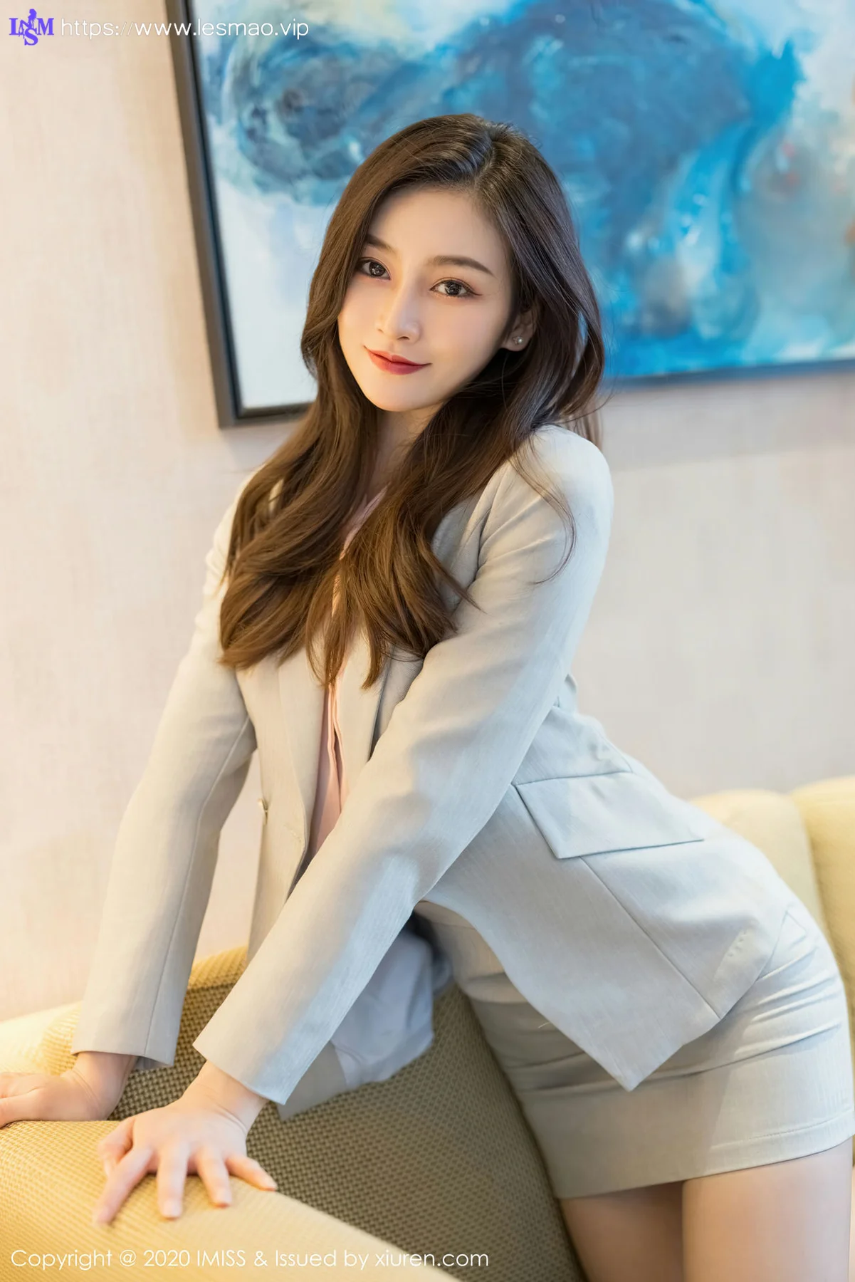 IMiss 爱蜜社 Vol.538 性感ol制服写真 Vanessa - 30