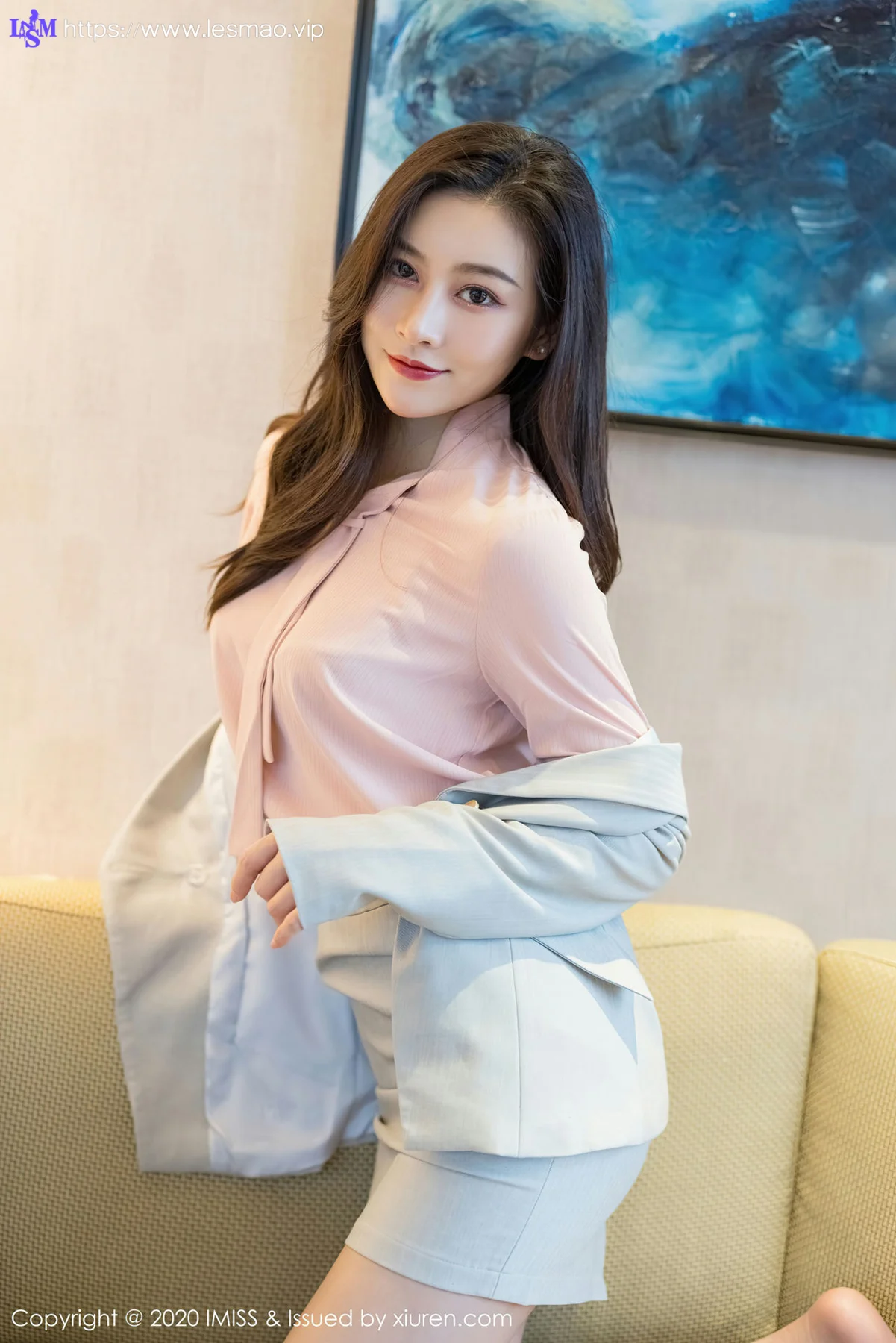 IMiss 爱蜜社 Vol.538 性感ol制服写真 Vanessa - 33