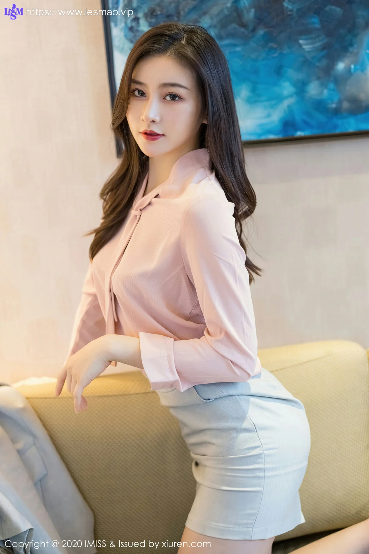 IMiss 爱蜜社 Vol.538 性感ol制服写真 Vanessa - 34