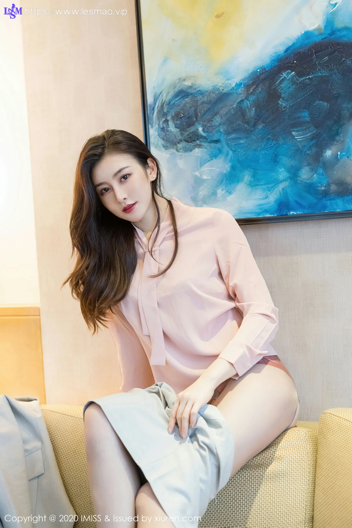 IMiss 爱蜜社 Vol.538 性感ol制服写真 Vanessa - 36