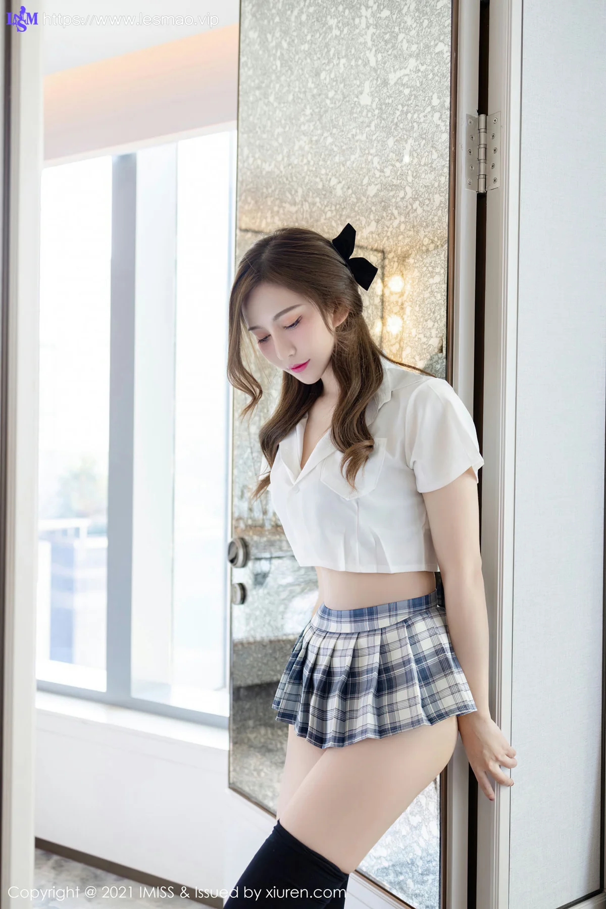 IMiss 爱蜜社 Vol.543 jk制服和筒袜 肉肉 - 17