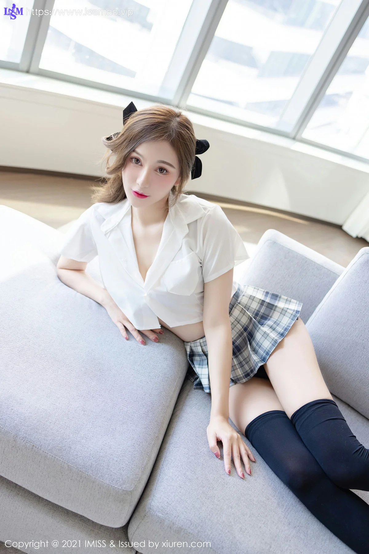 IMiss 爱蜜社 Vol.543 jk制服和筒袜 肉肉 - 20