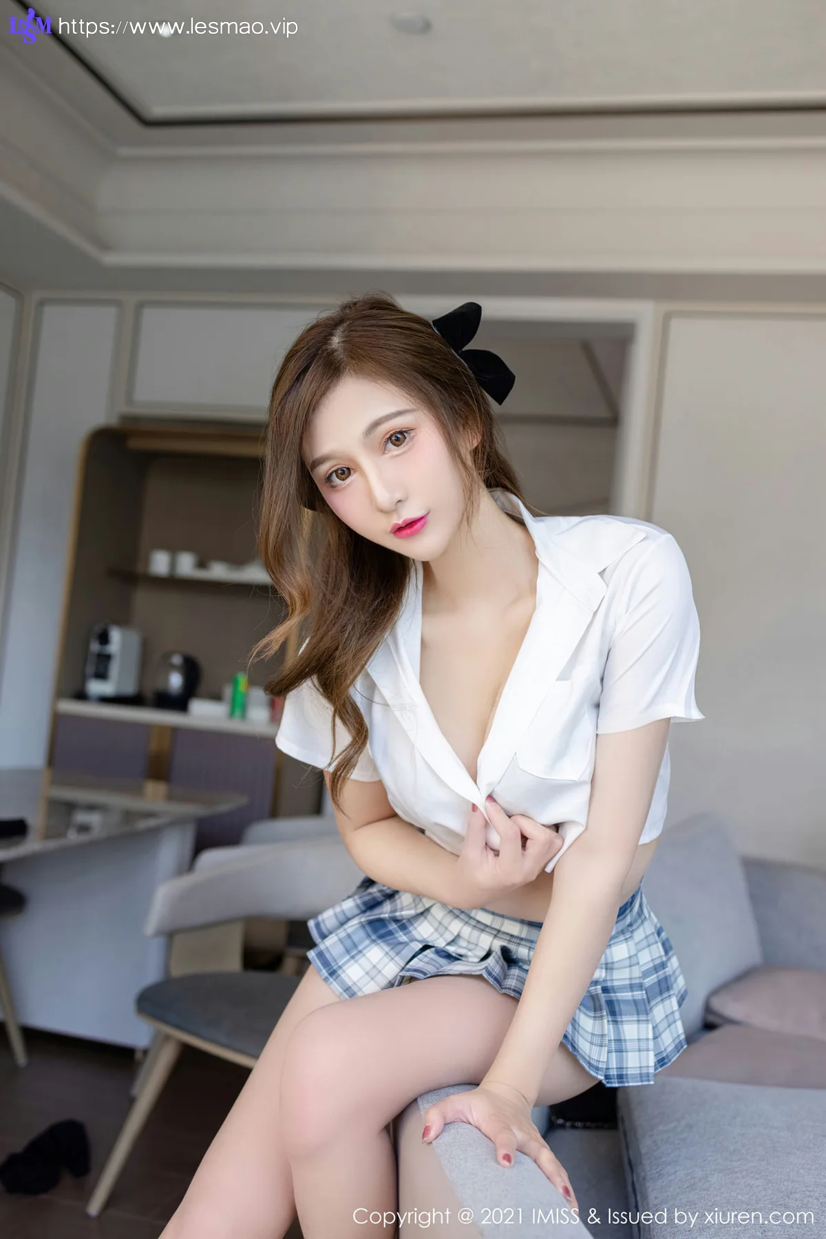 IMiss 爱蜜社 Vol.543 jk制服和筒袜 肉肉 - 40