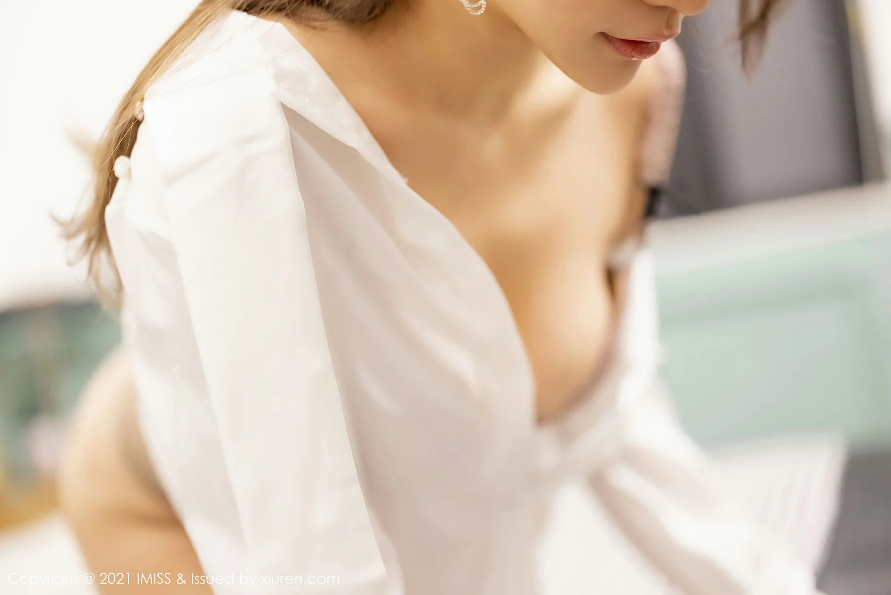 IMiss 爱蜜社 Vol.550 经典蕾丝内衣 小狐狸kathryn - 48