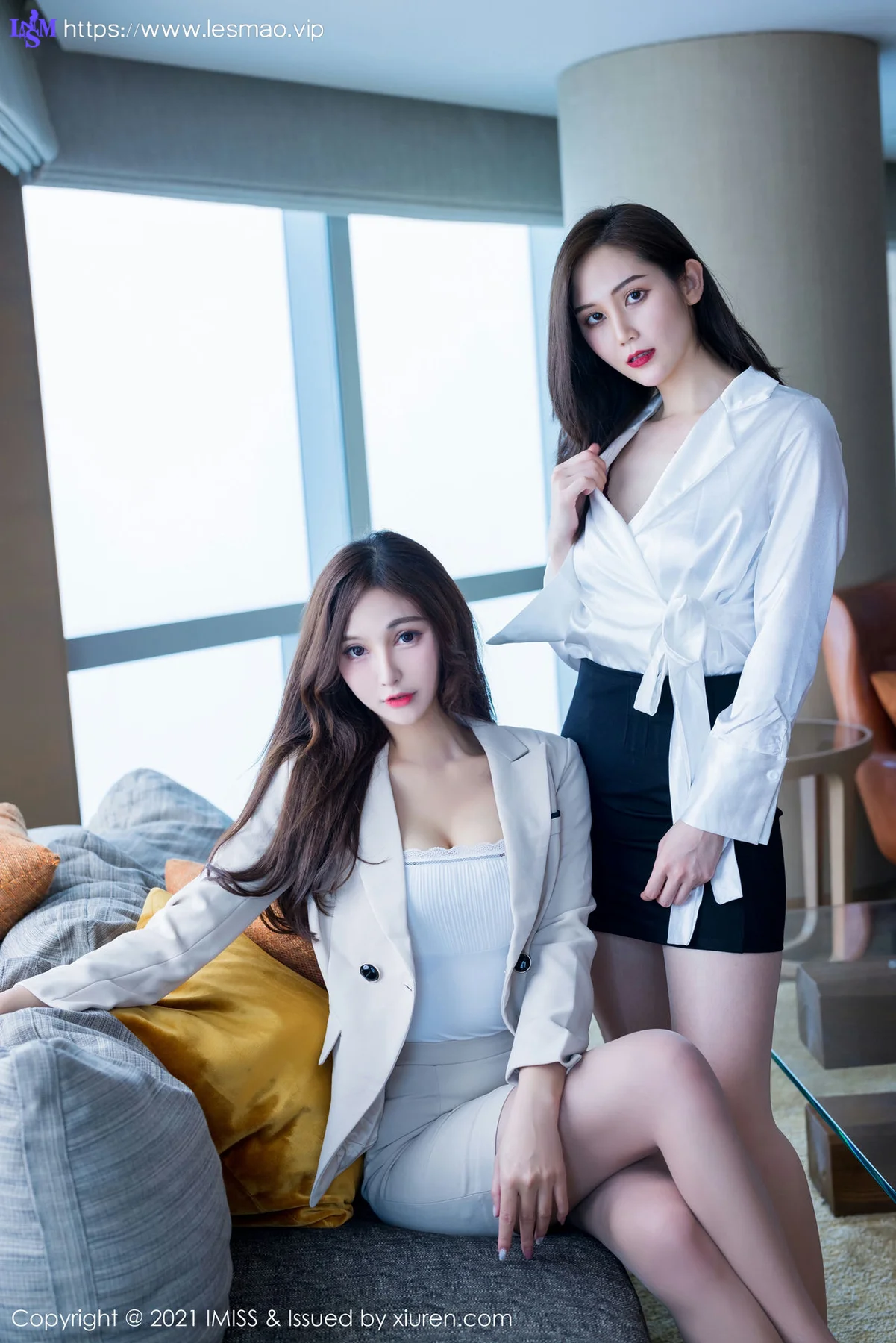 IMiss 爱蜜社 Vol.570 模特合集写真 Lavinia肉肉和SISY思 - 13