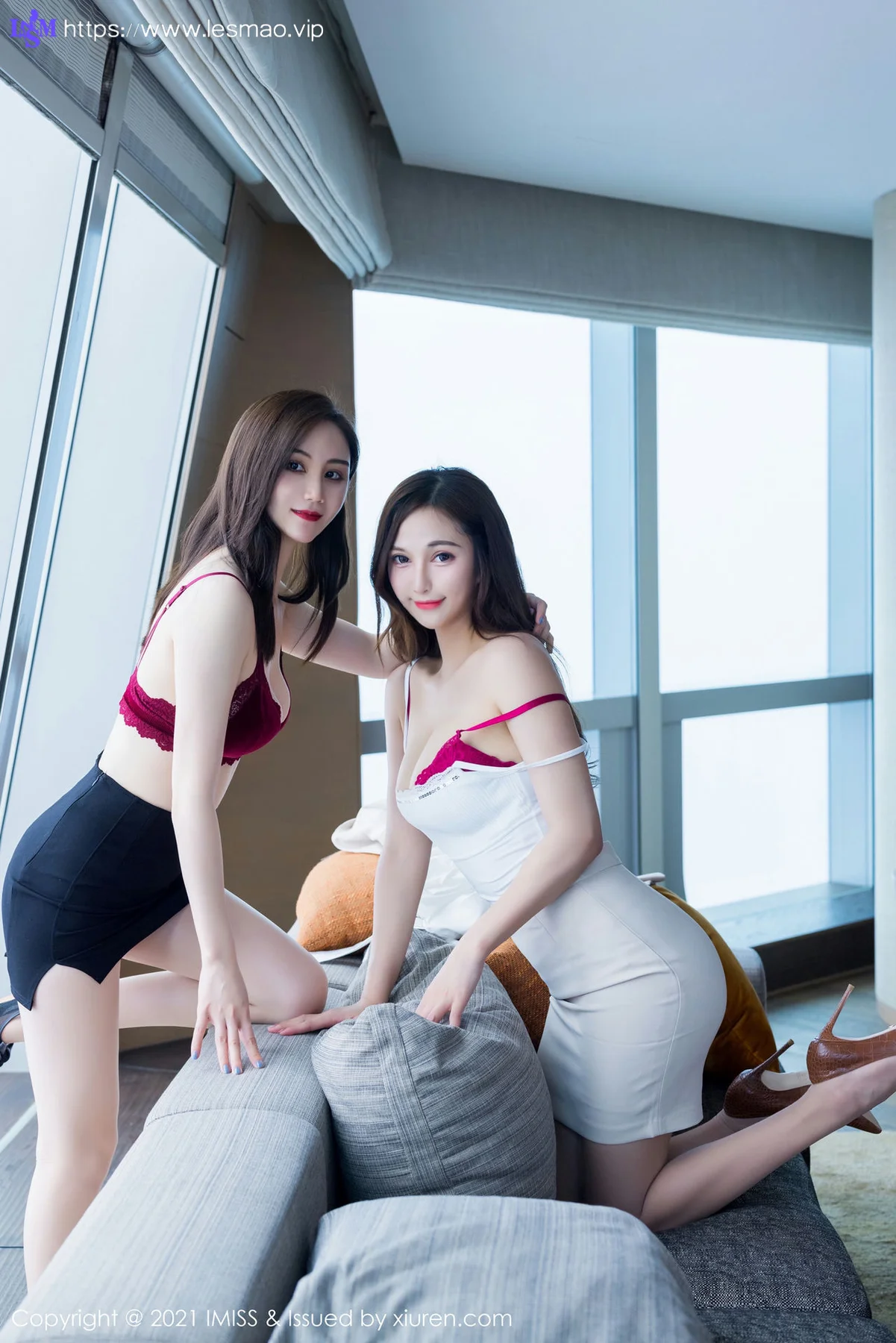 IMiss 爱蜜社 Vol.570 模特合集写真 Lavinia肉肉和SISY思 - 20