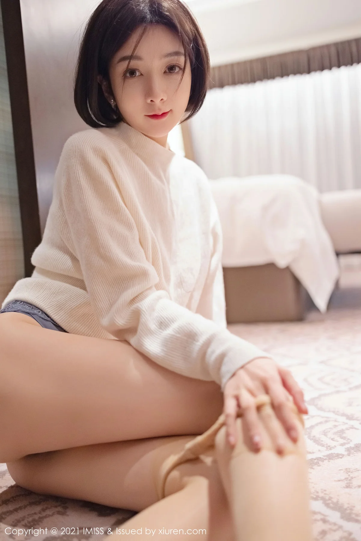 IMiss 爱蜜社 Vol.575 浴室中淋漓战法 Angela00 粉色睡衣 - 29