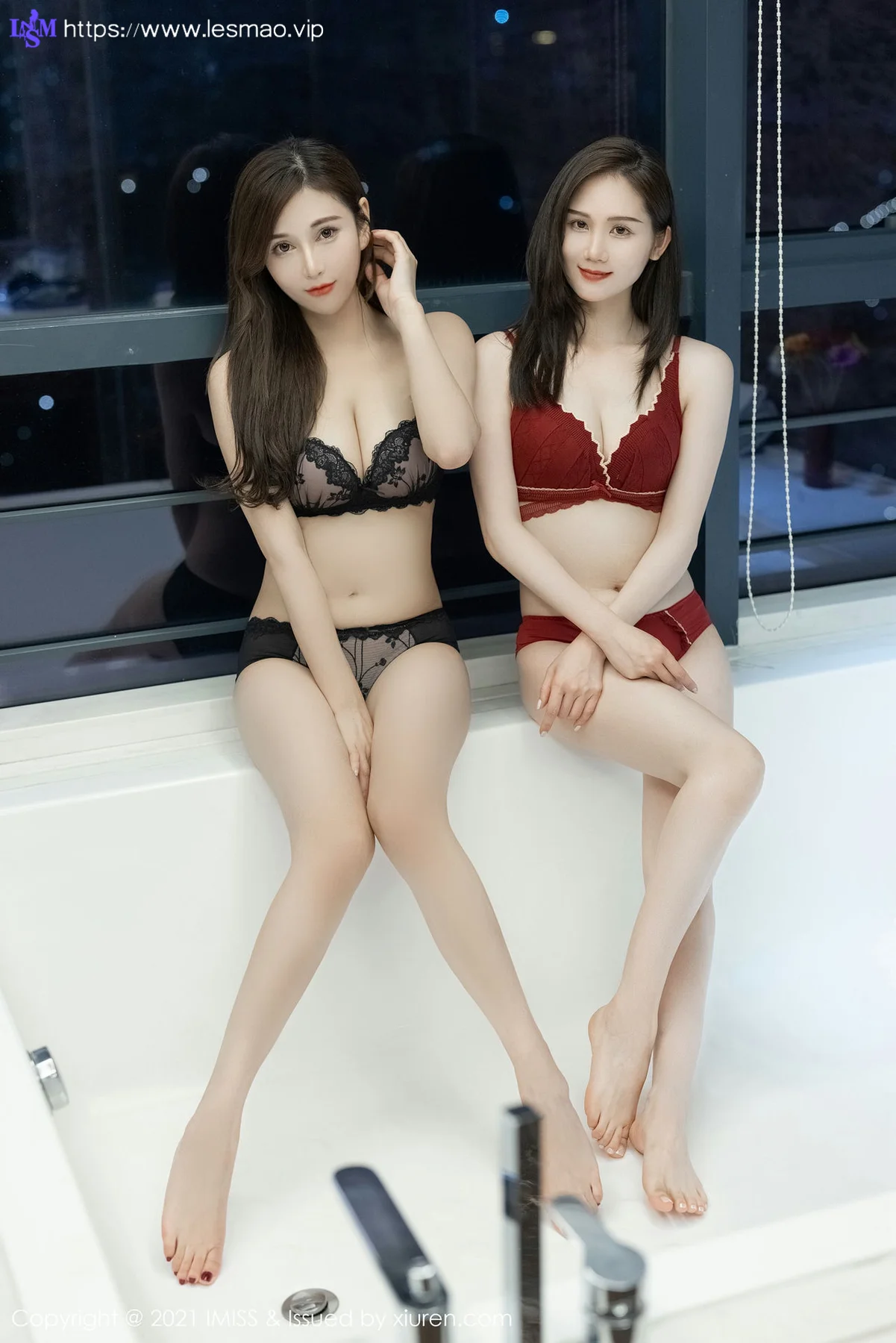 IMiss 爱蜜社 Vol.582 Lavinia肉肉和SISY思模特合集写真 - 59