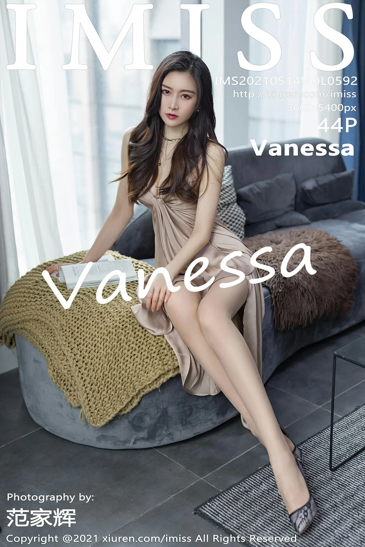 IMiss 爱蜜社 Vol.592 气质美女 Vanessa 性感魅力写真 - 45