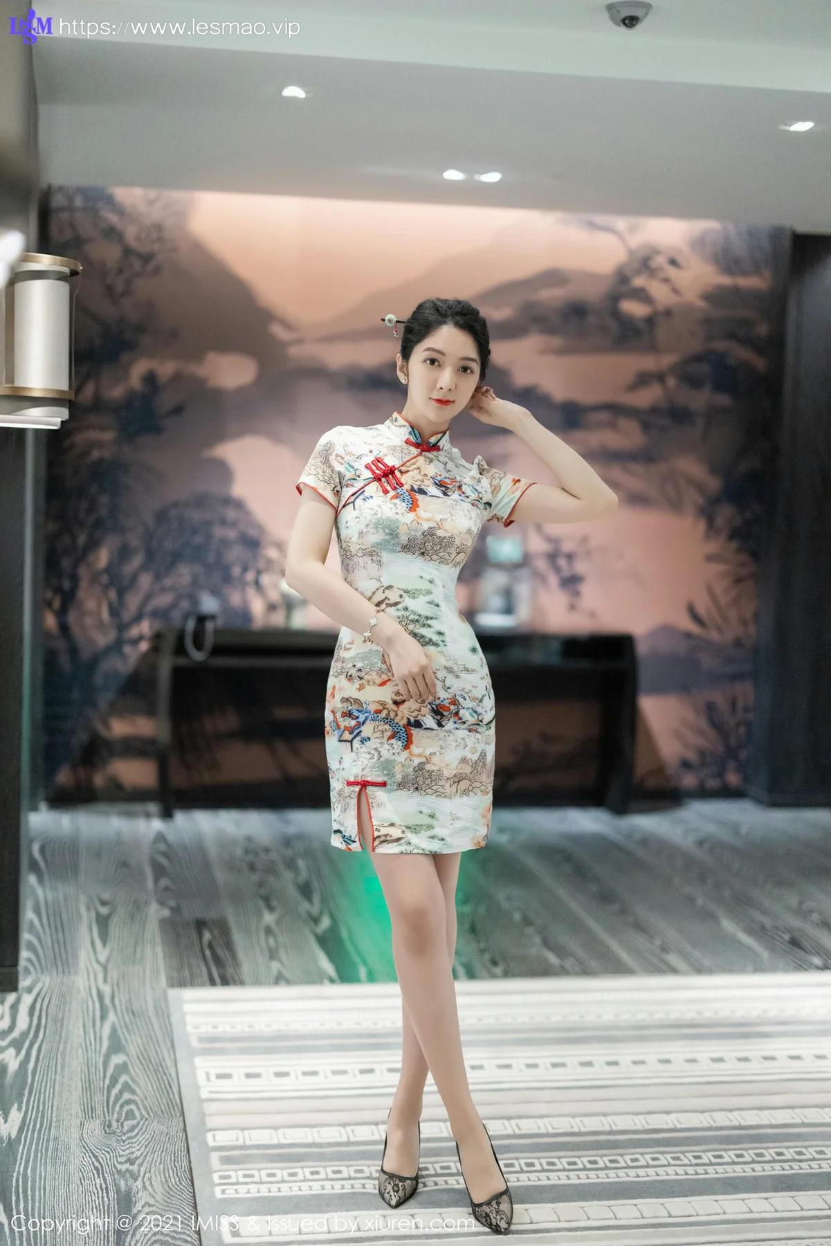 IMiss 爱蜜社 Vol.593 浪漫韵味旗袍 Angela00 性感写真 - 8
