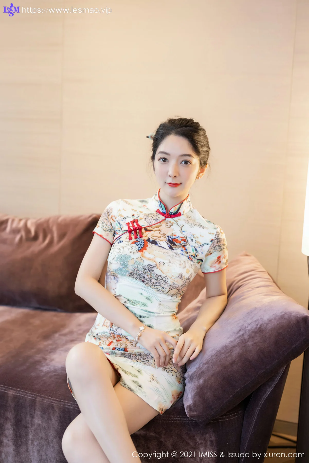 IMiss 爱蜜社 Vol.593 浪漫韵味旗袍 Angela00 性感写真 - 11