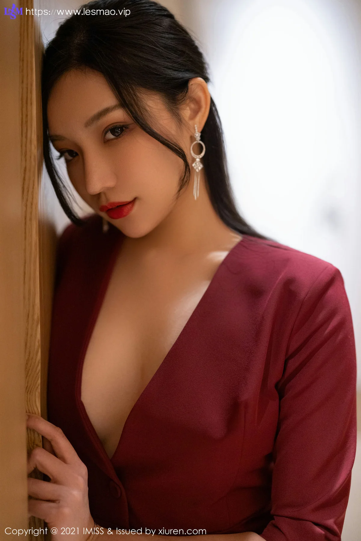 IMiss 爱蜜社 Vol.598 魅惑黑丝 小狐狸Kathryn 性感写真3 - 49