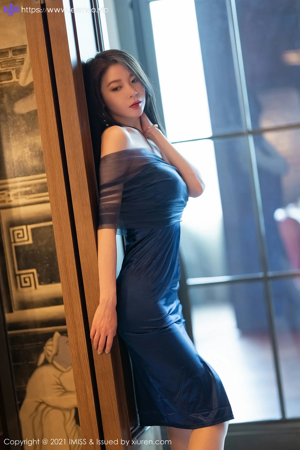IMiss 爱蜜社 Vol.599 柔美丝足 梦心月 丝袜美腿写真2 - 14