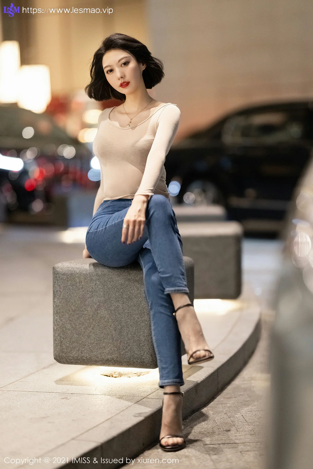 IMiss 爱蜜社 Vol.600 外拍牛仔  艺轩 气质美女写真2 - 12