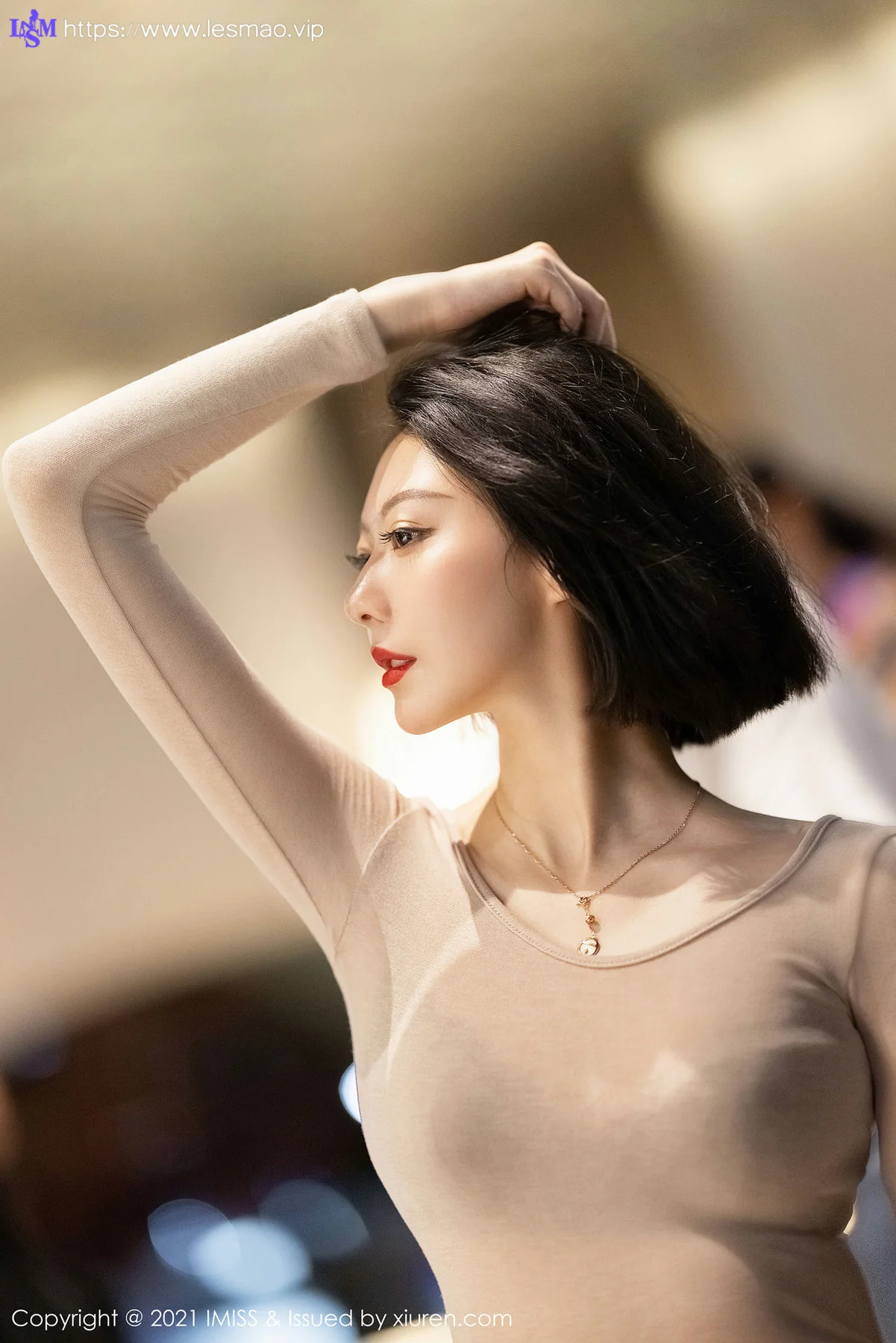 IMiss 爱蜜社 Vol.600 外拍牛仔  艺轩 气质美女写真2 - 14