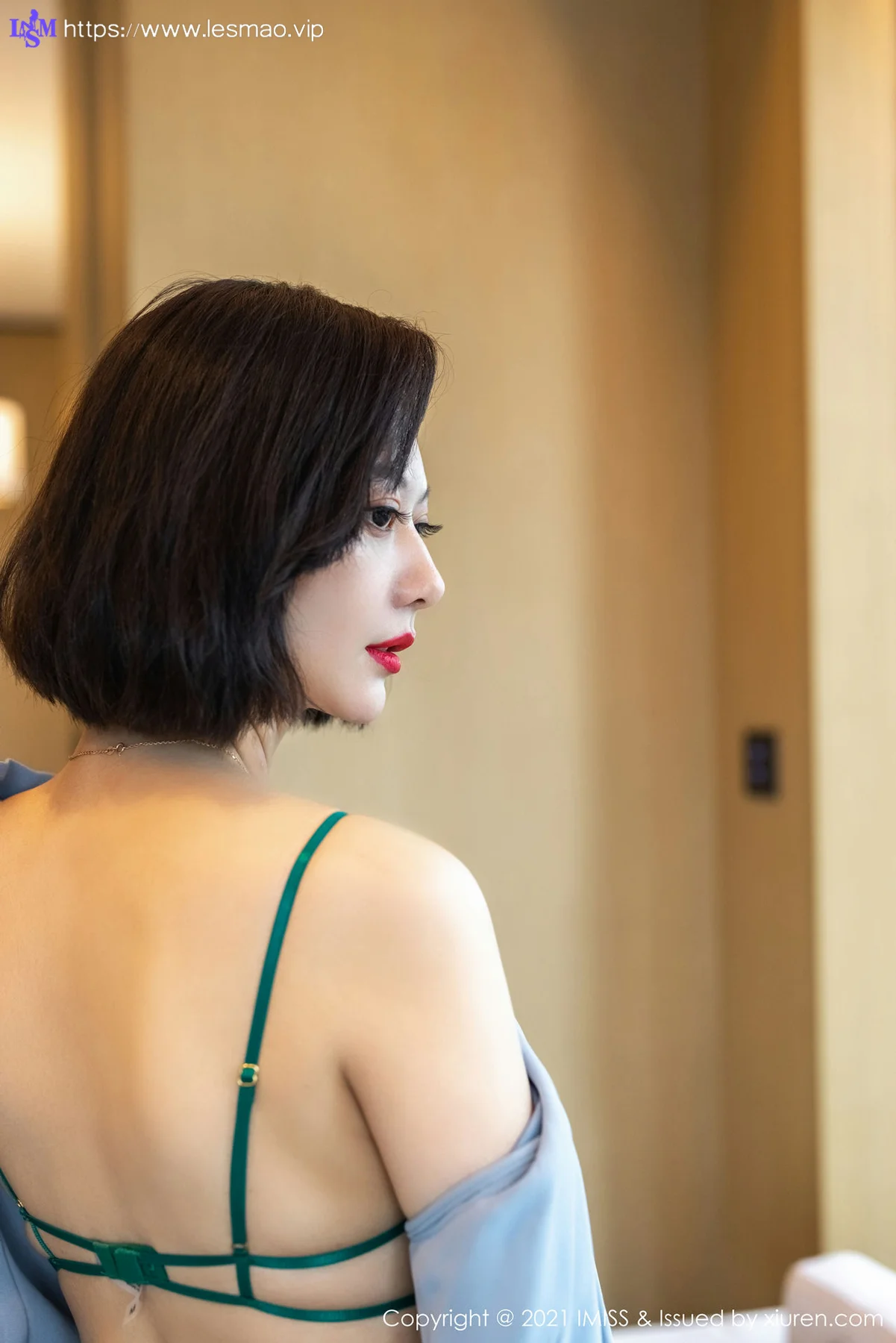 IMiss 爱蜜社 Vol.609 镂空内衣与丝袜 艺轩 性感写真2 - 25