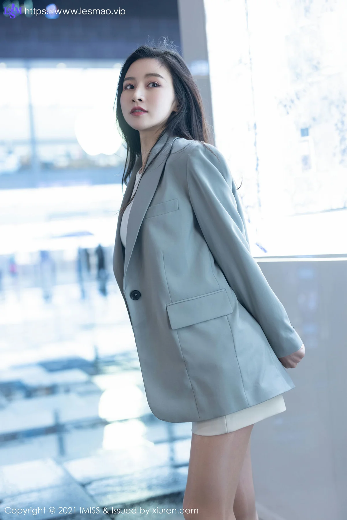 IMiss 爱蜜社 Vol.610  朦胧美腿 Vanessa 气质美女3 - 15
